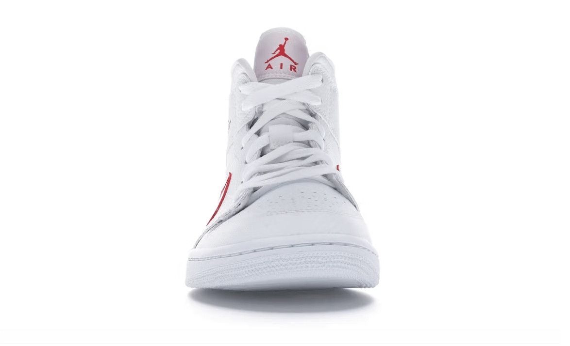 Nike 1 Mid White University Red (W) Size US 7.5 / IT 37.5 - 2 Thumbnail