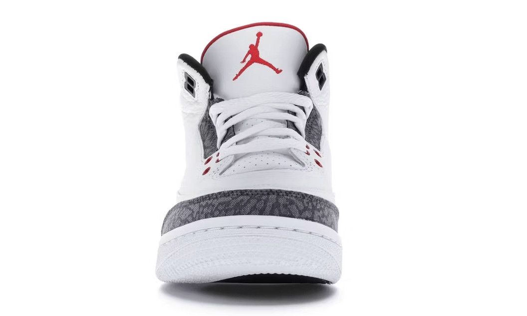 Nike 3 Retro SE Fire Red Denim (GS) Size US 7 / EU 40 - 3 Thumbnail