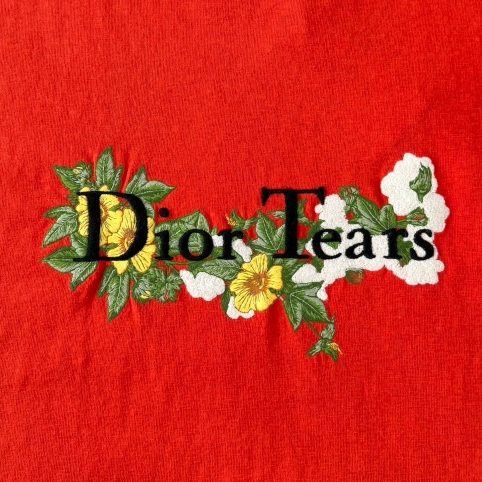 Dior Dior x Denim Tears Short Sleeve Tee Shirt Red Size US XL / EU 56 / 4 - 3 Thumbnail