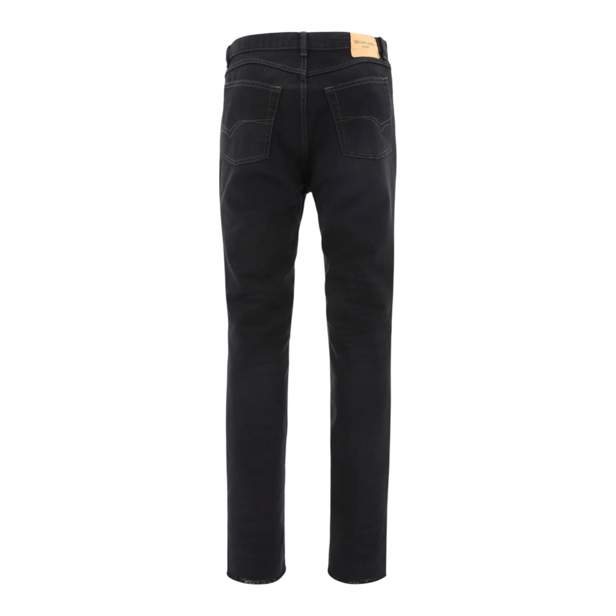 Balenciaga Frayed Edge Jeans Black Size US 30 / EU 46 - 3 Thumbnail