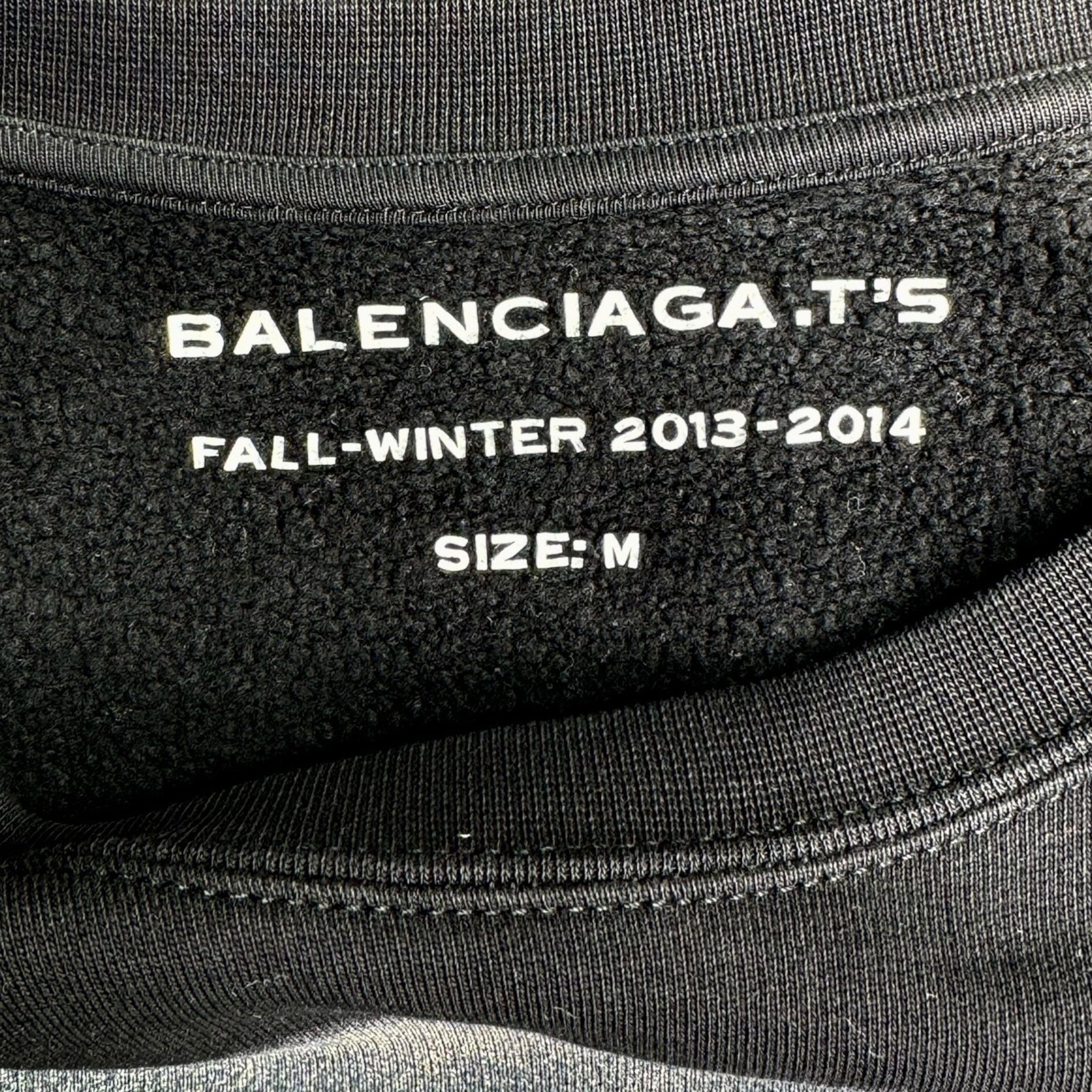 Balenciaga AW13 Egpytofunk Sphinx Crewneck Black Size US M / EU 48-50 / 2 - 4 Thumbnail