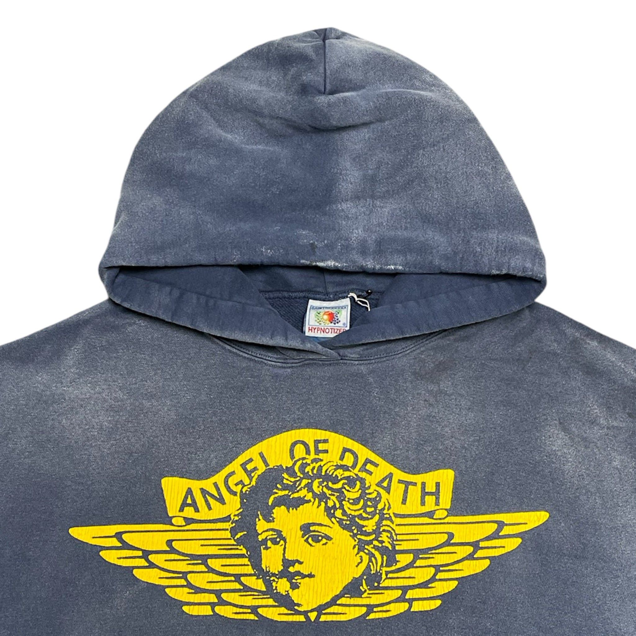 Saint Michael Angel of Death Hooded Sweatshirt Navy Size US M / EU 48-50 / 2 - 3 Thumbnail