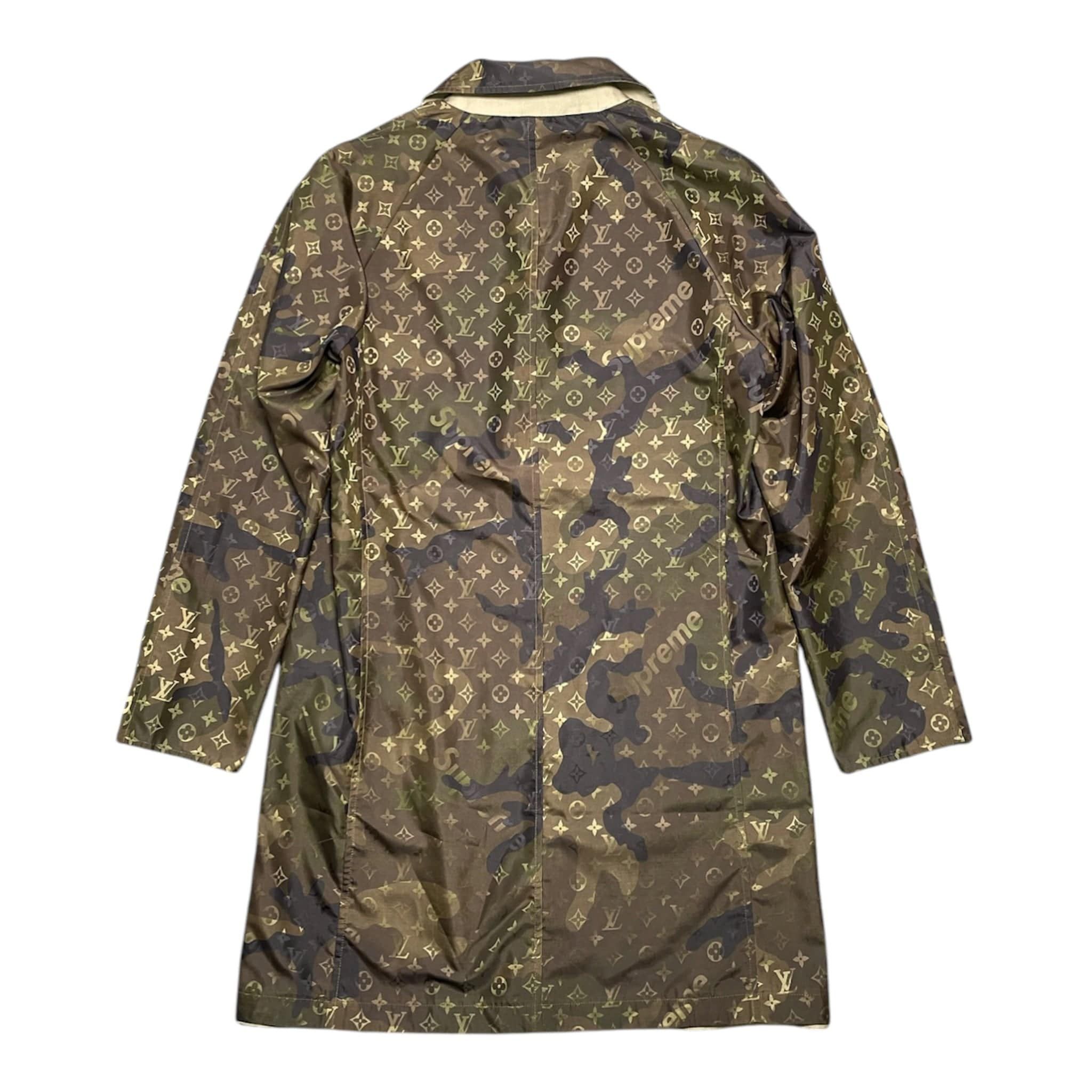 Louis Vuitton Supreme x Reversible Trench Coat Camo Size US L / EU 52-54 / 3 - 2 Thumbnail