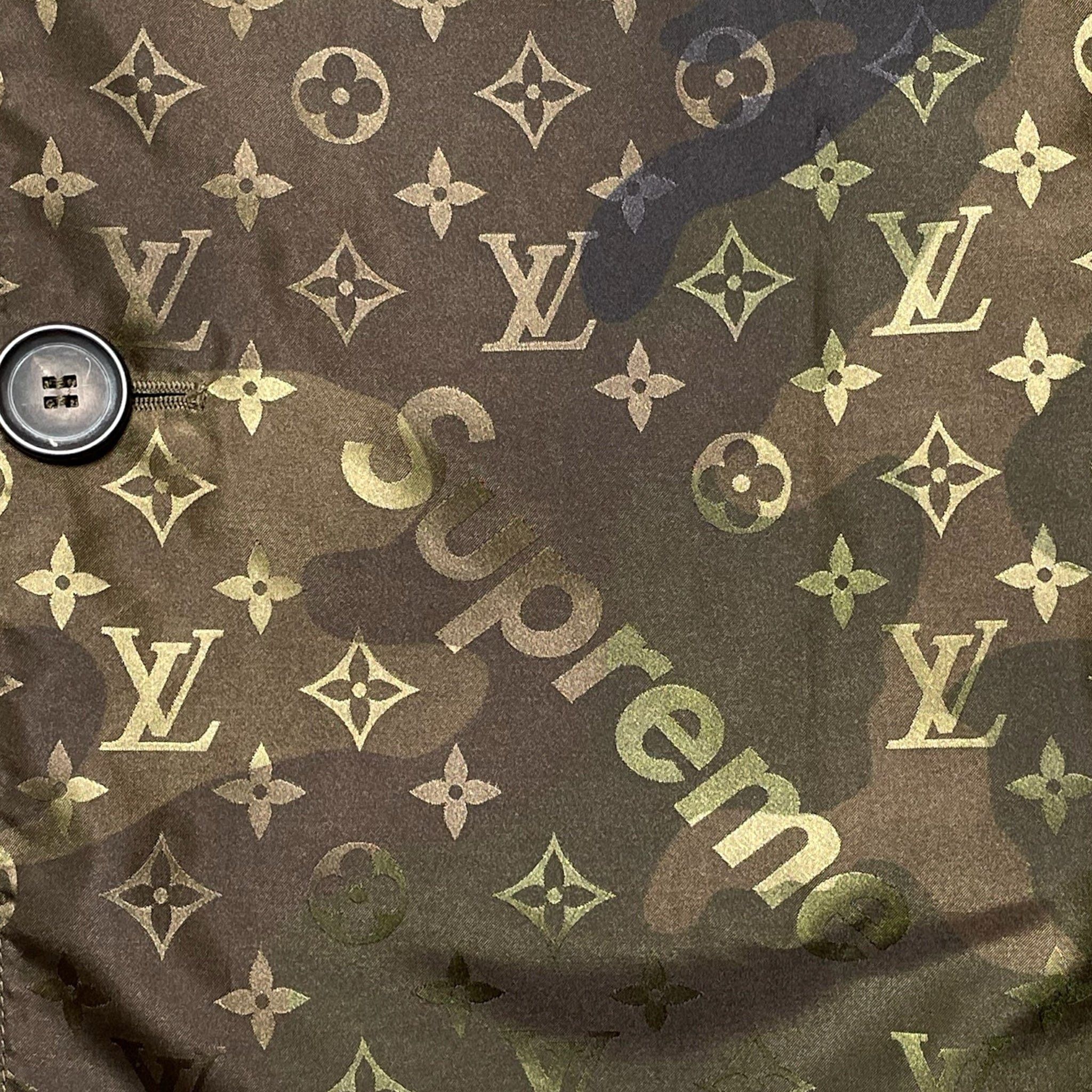Louis Vuitton Supreme x Reversible Trench Coat Camo Size US L / EU 52-54 / 3 - 5 Thumbnail