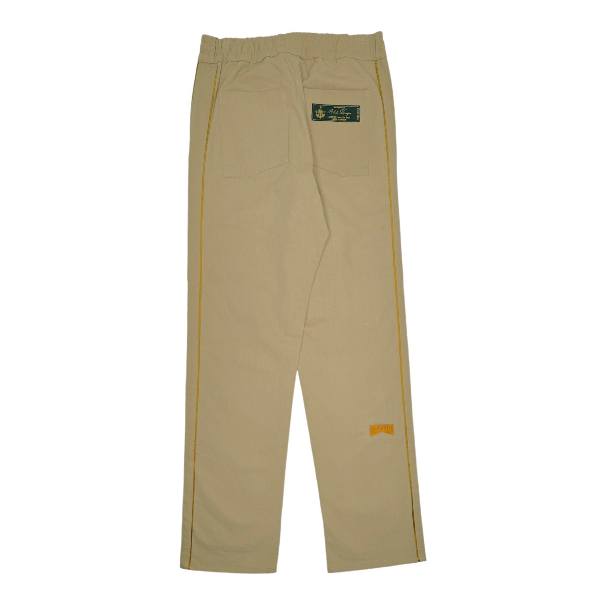 Rhude Classique Chino Track Pants Khaki Size US 33 - 2 Thumbnail