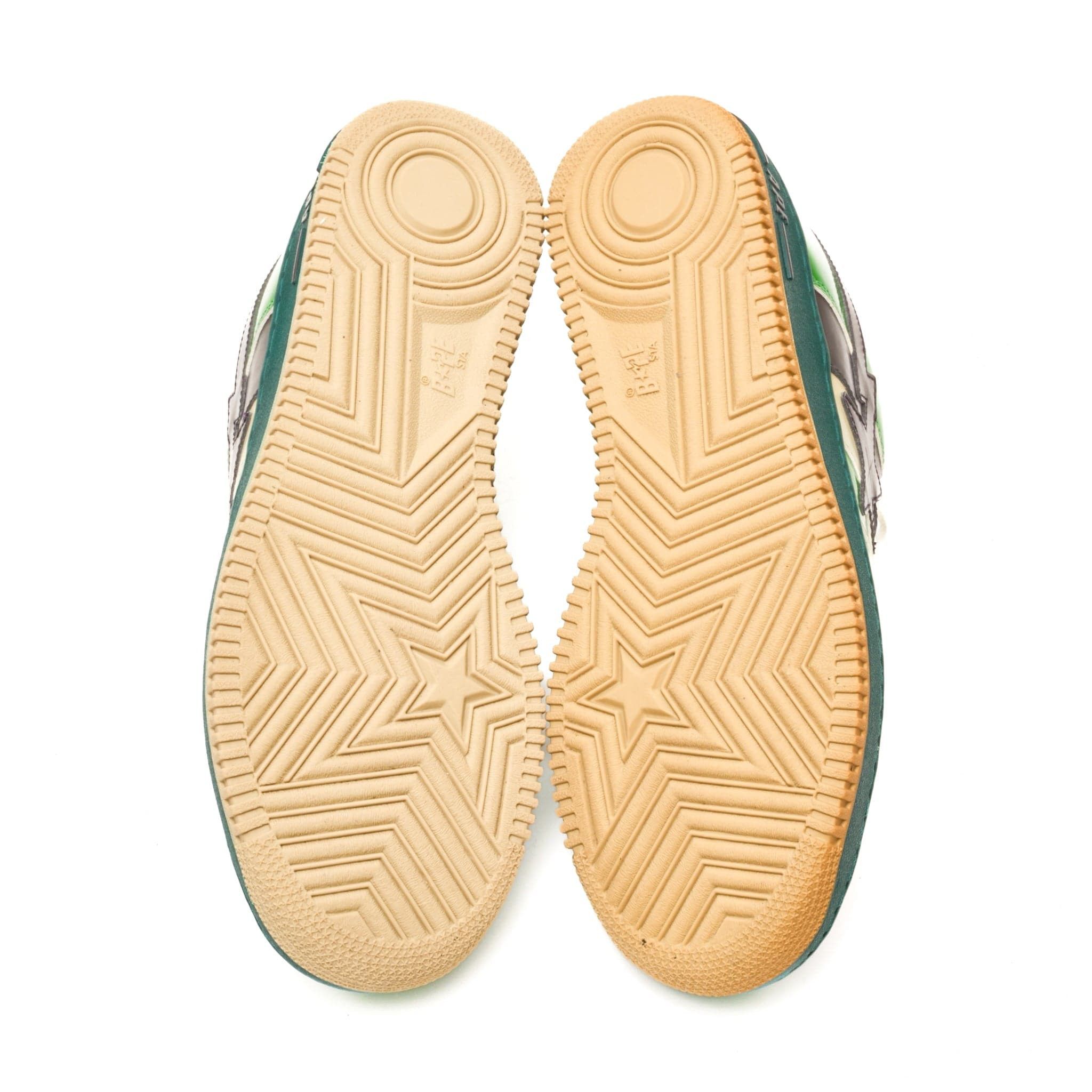 Bape Bapesta Low KAWS Chompers Green (Soulja Boy Autographed) Size US 10.5 / EU 43-44 - 7 Thumbnail