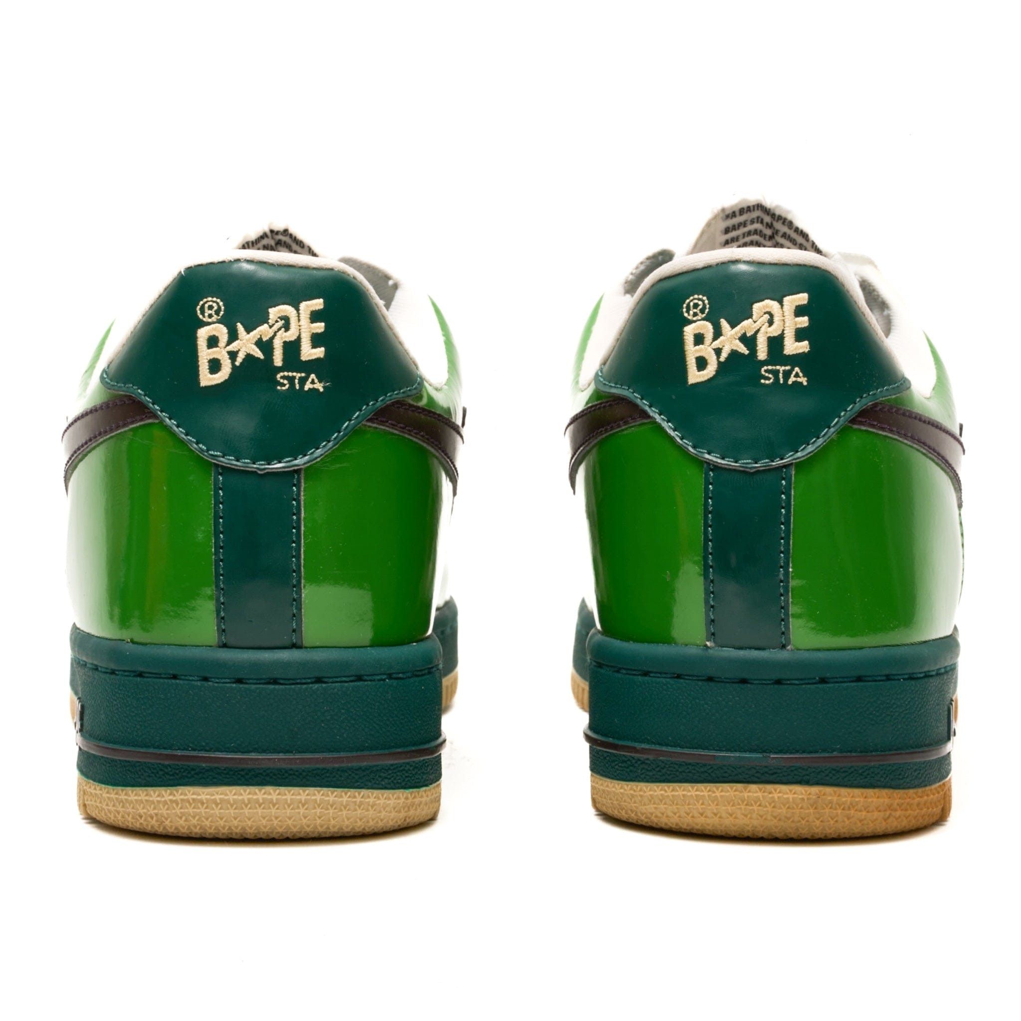 Bape Bapesta Low KAWS Chompers Green (Soulja Boy Autographed) Size US 10.5 / EU 43-44 - 6 Thumbnail