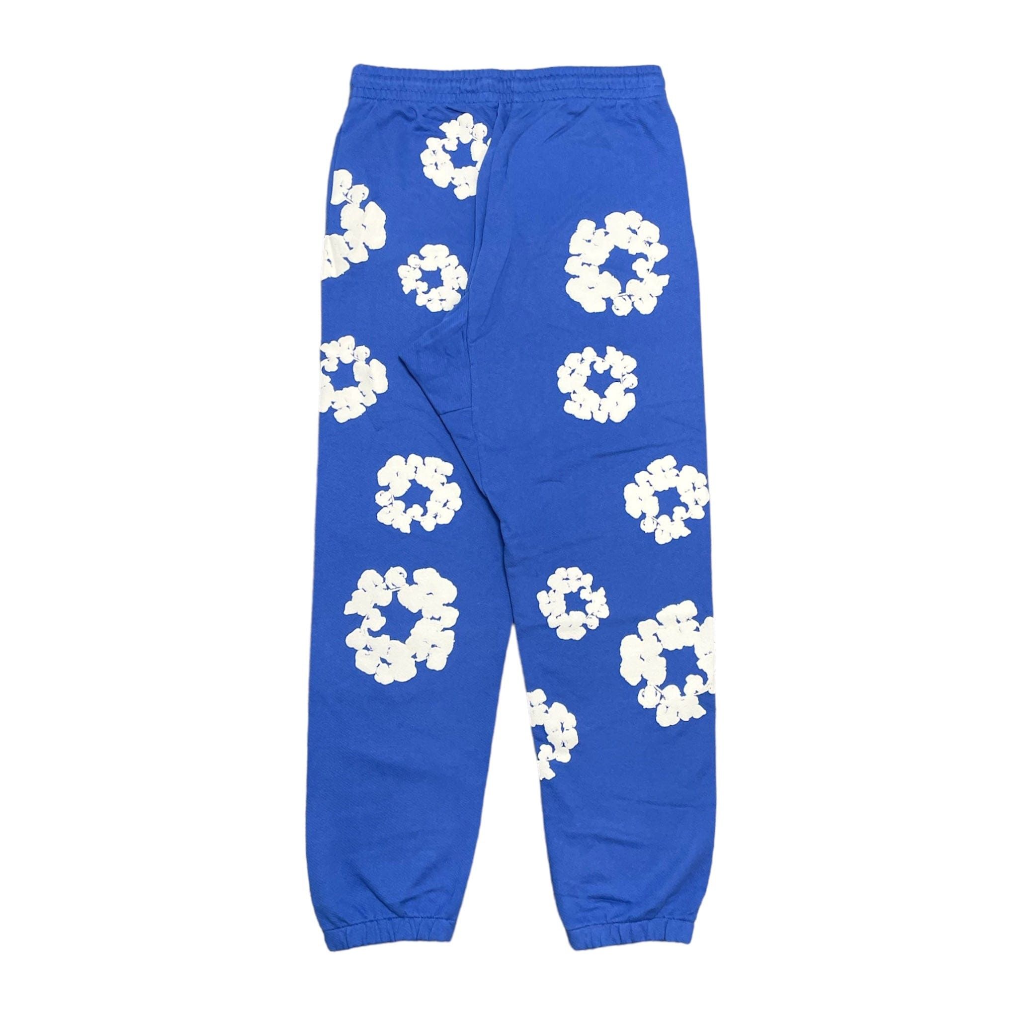 DENIM TEARS The Cotton Wreath Sweatpants Royal Blue Size US 36 / EU 52 - 2 Thumbnail