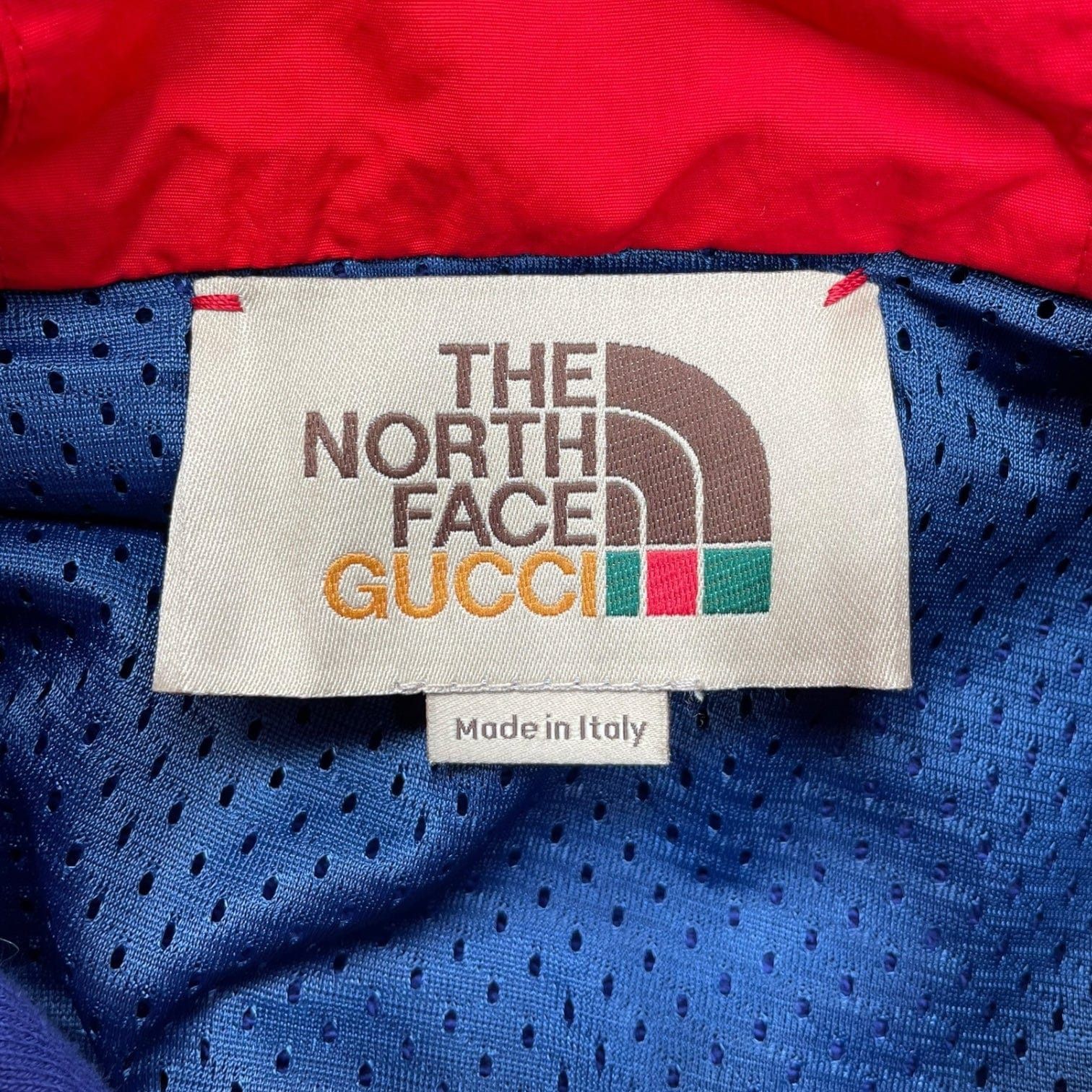 Gucci x The North Face Zip Up Hooded Jacket Blue Red Size US L / EU 52-54 / 3 - 3 Thumbnail