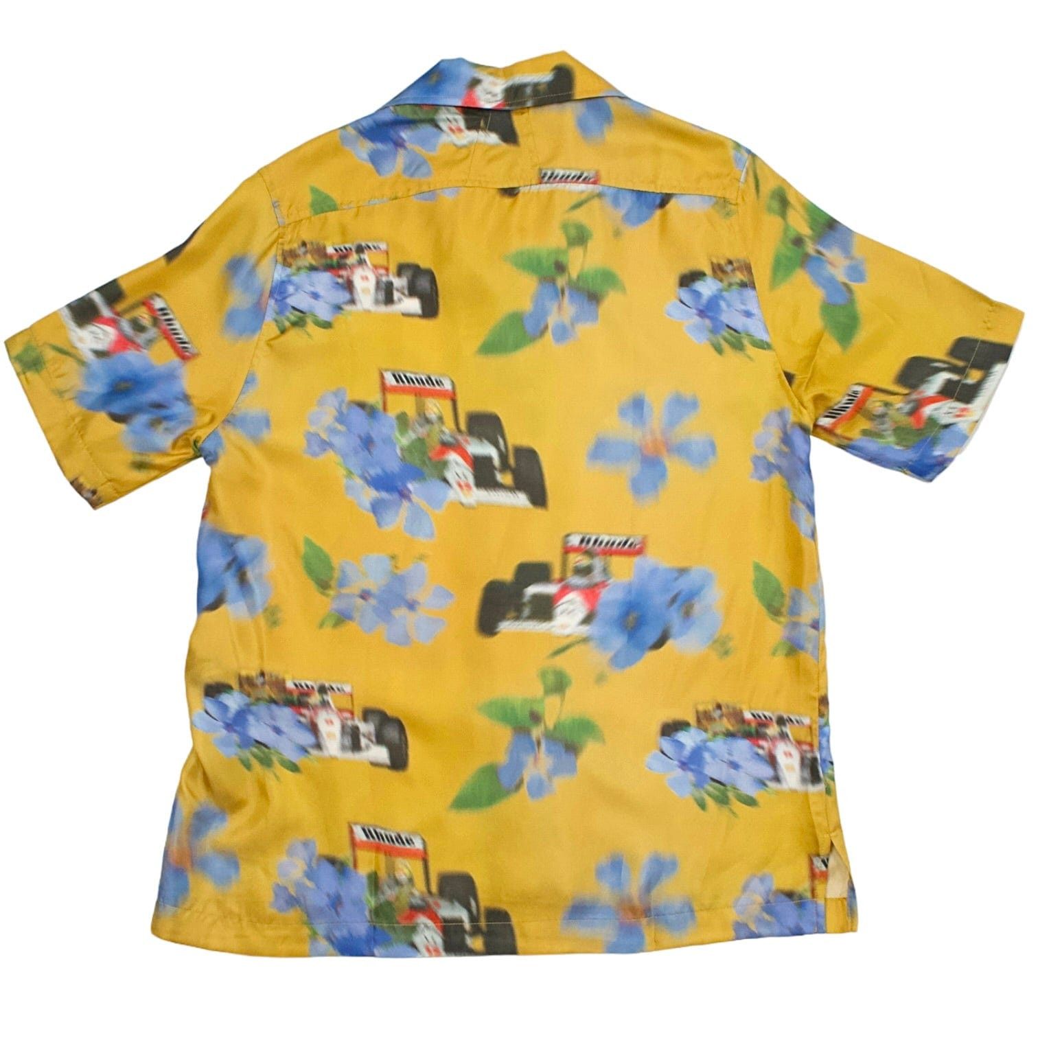 Rhude Loix Silk Shirt Sleeve Button Up Yellow Size US S / EU 44-46 / 1 - 3 Thumbnail
