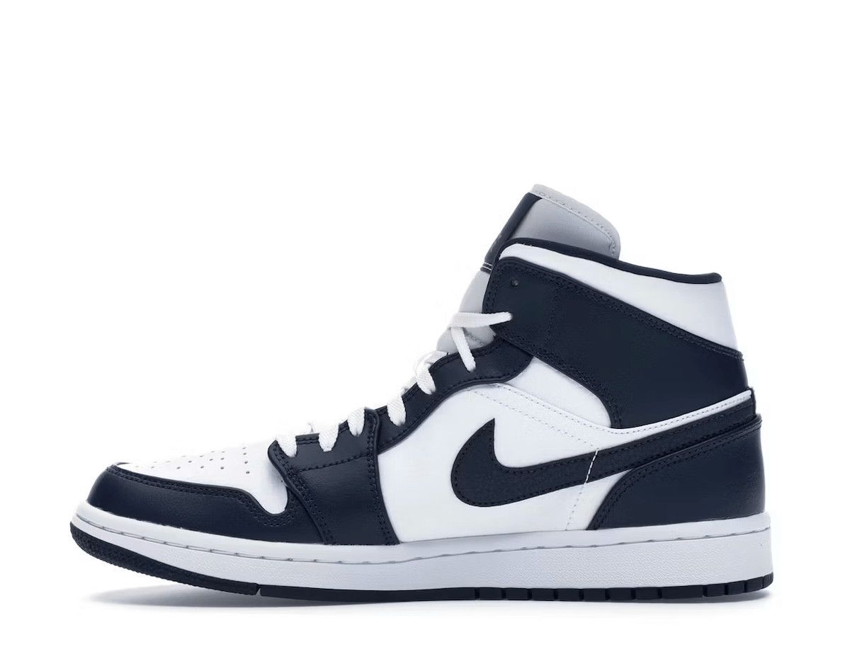Nike 1 Mid White Metallic Gold Obsidian Size US 8 / EU 41 - 2 Thumbnail