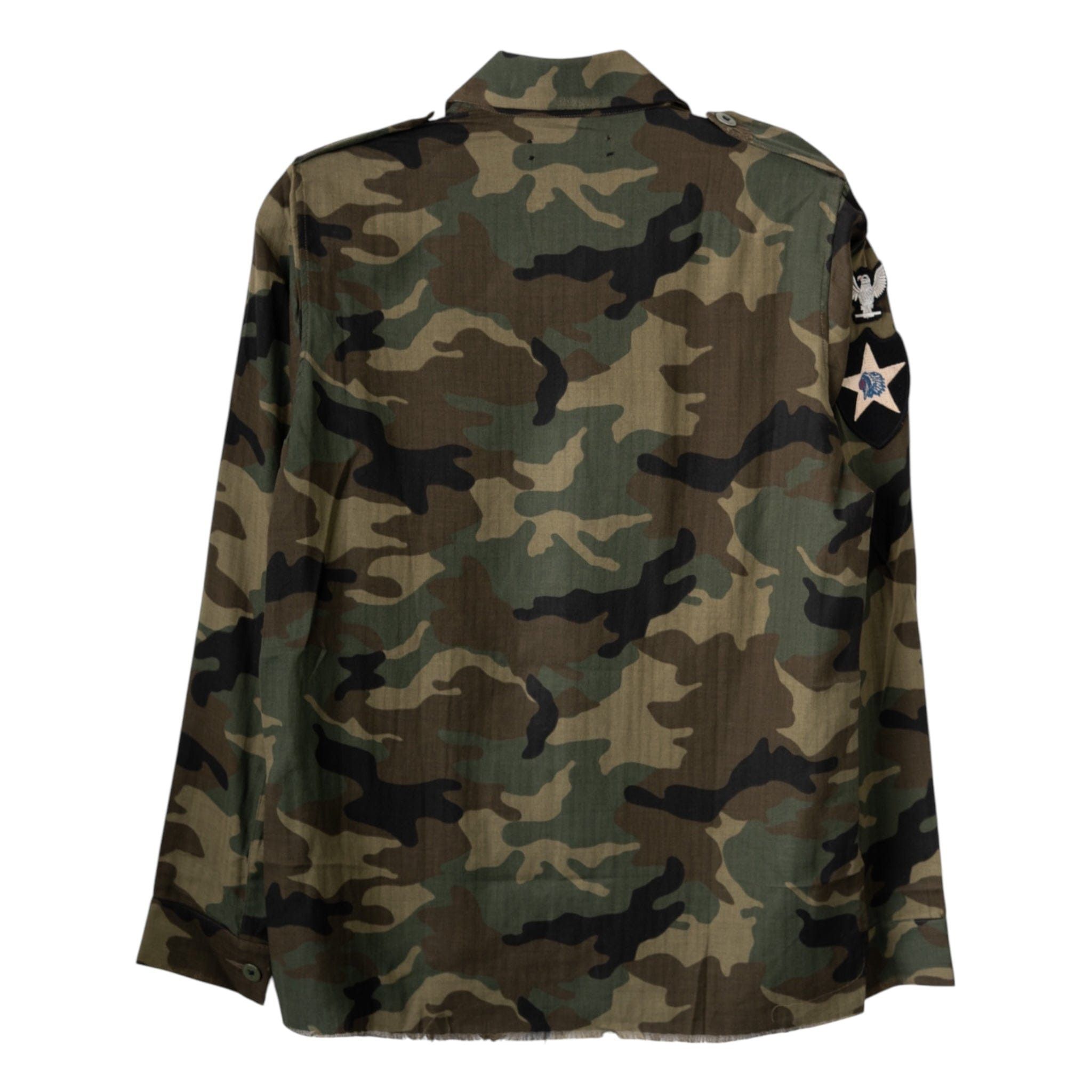 Amiri Amiri US Amiri Flannel Button Up Shirt Camouflage Size US XS / EU 42 / 0 - 2 Thumbnail