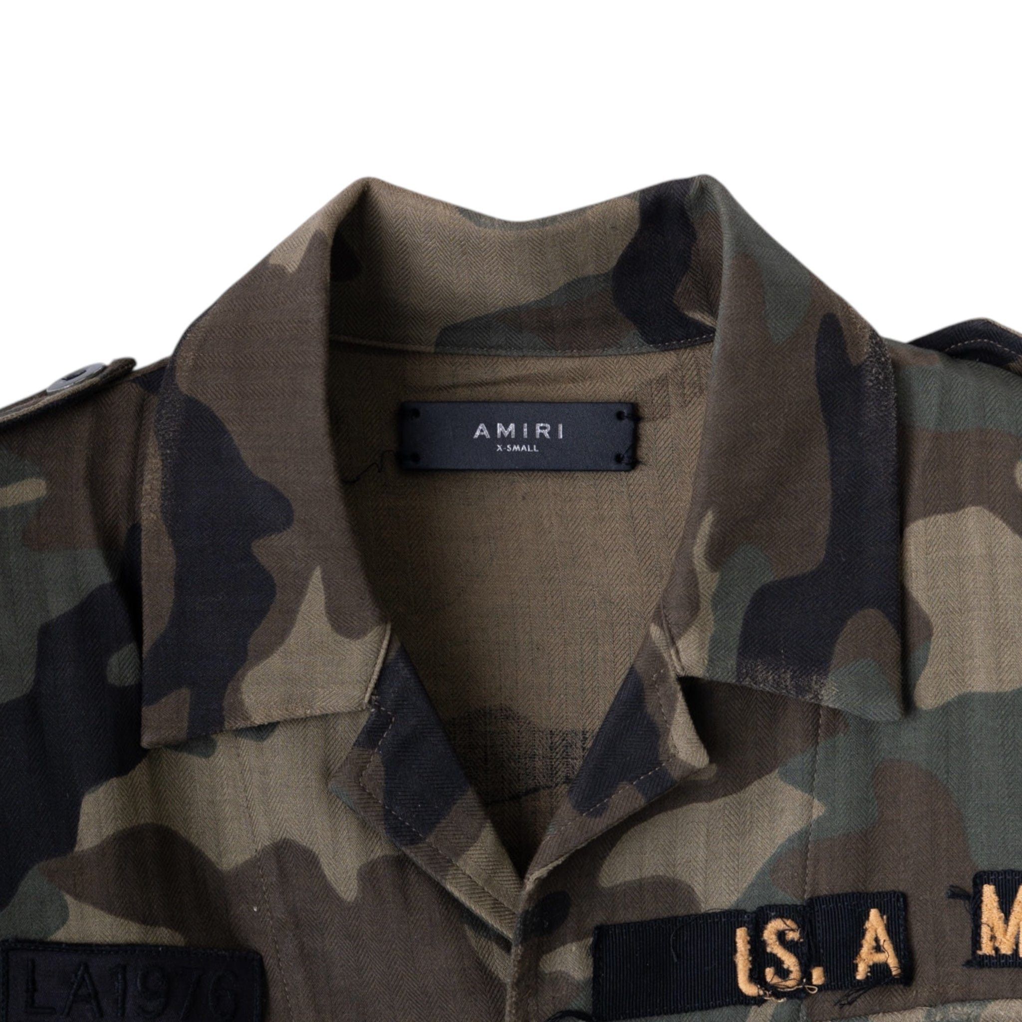 Amiri Amiri US Amiri Flannel Button Up Shirt Camouflage Size US XS / EU 42 / 0 - 4 Thumbnail