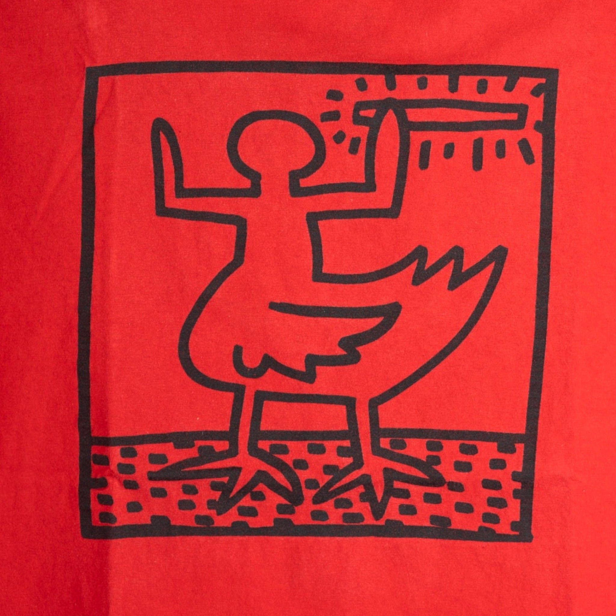 Supreme Keith Haring x Malcom McLaren Short Sleeve Tee Shirt Red Size US L / EU 52-54 / 3 - 3 Thumbnail