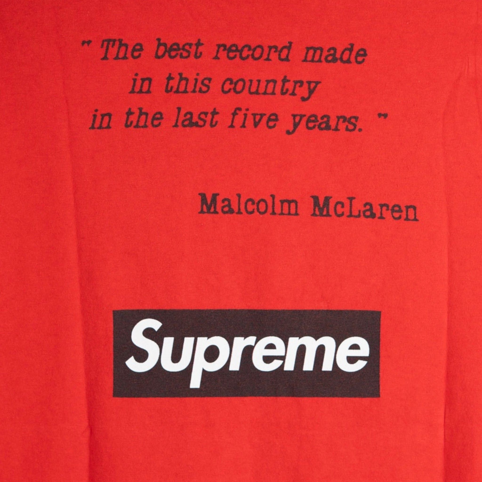 Supreme Keith Haring x Malcom McLaren Short Sleeve Tee Shirt Red Size US L / EU 52-54 / 3 - 4 Thumbnail