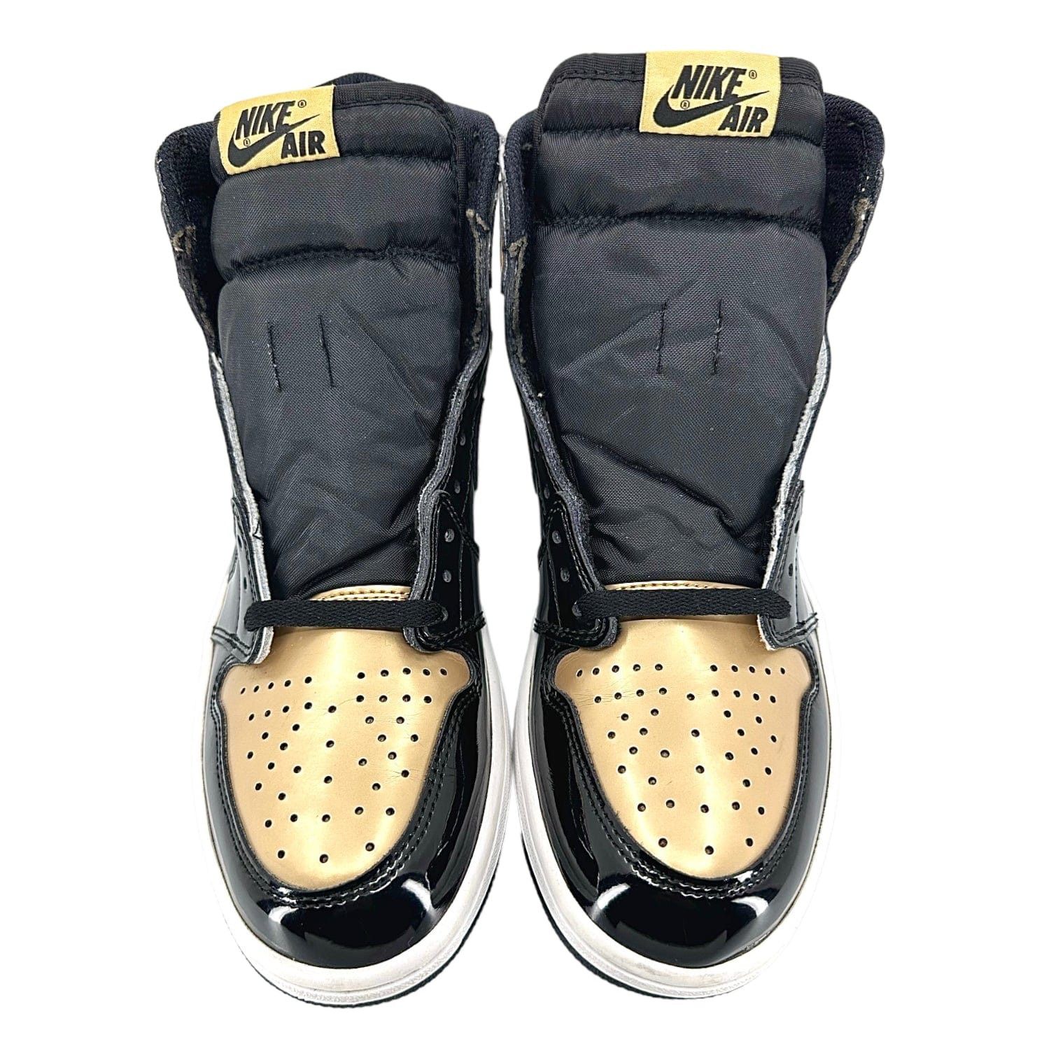 Nike 1 Retro High NRG Patent Gold Toe Size US 9 / EU 42 - 5 Thumbnail