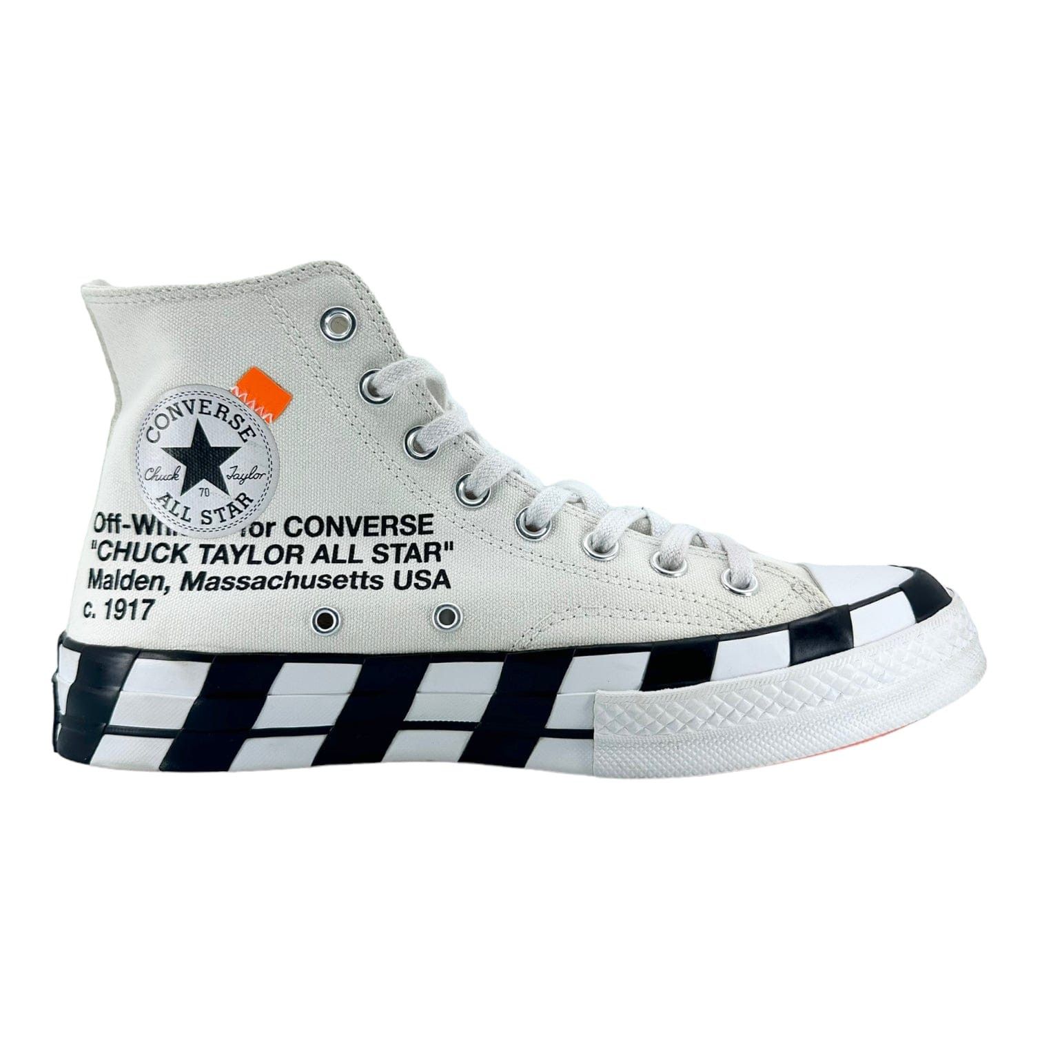 Nike Converse Chuck Taylor All-Star 70s Hi Off-White Size US 8 / EU 41 - 4 Thumbnail