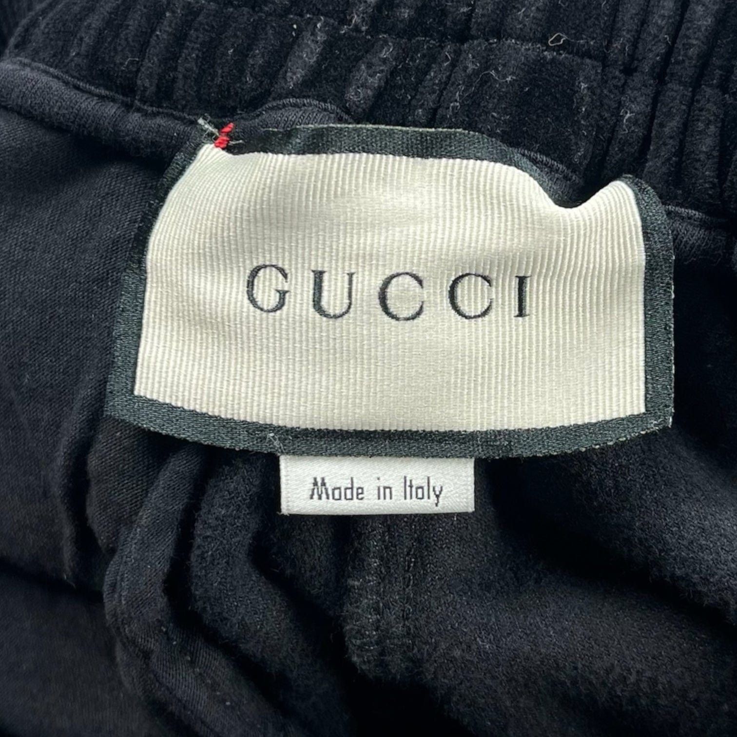 Gucci Velvet Stripe Track Pants Black Size US 30 / EU 46 - 3 Thumbnail