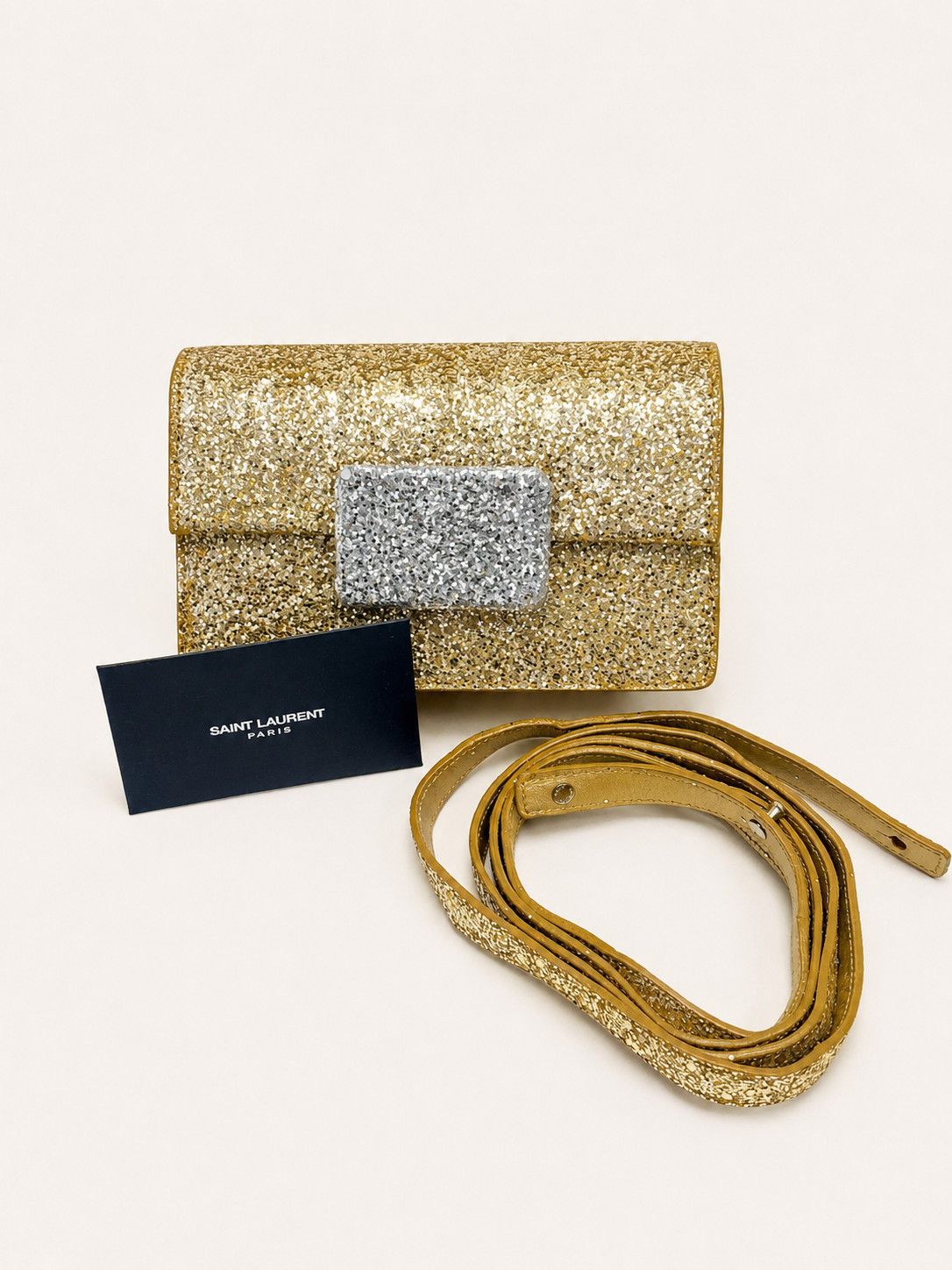 Other SAINT LAURENT Sac Lulu Glitter Size ONE SIZE - 2 Thumbnail