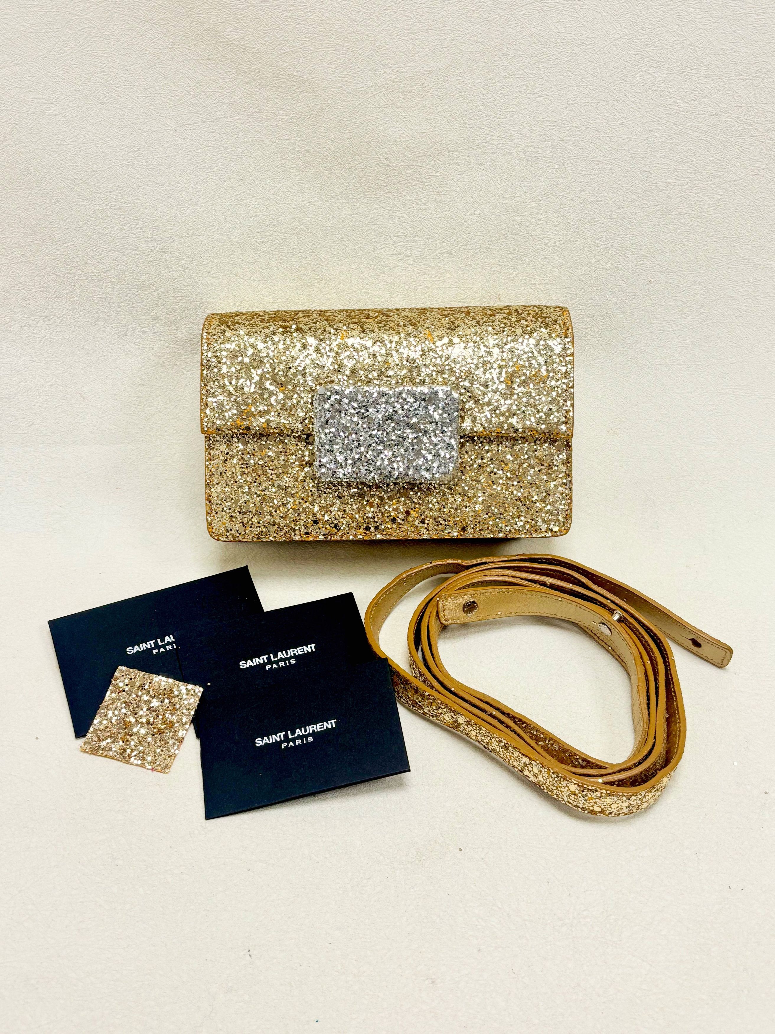 Other SAINT LAURENT Sac Lulu Glitter Size ONE SIZE - 12 Thumbnail