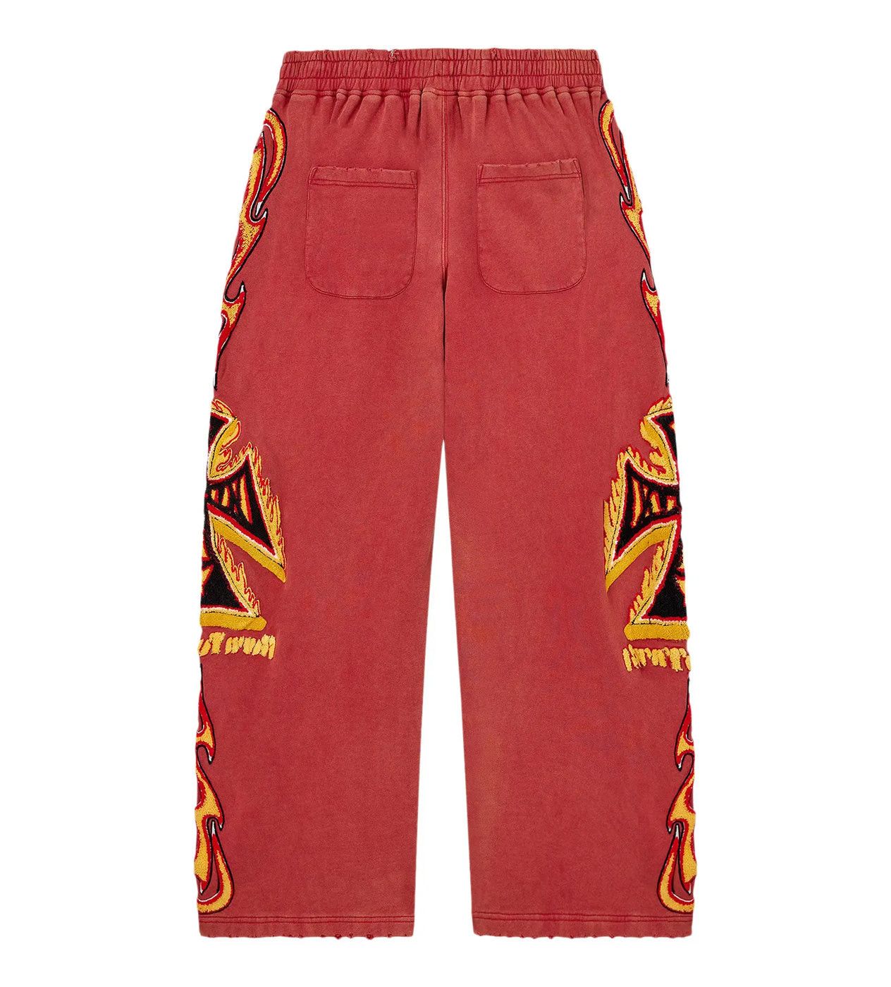 Vale Forever La Flare Sweatpants Red Size US 34 / EU 50 - 2 Thumbnail