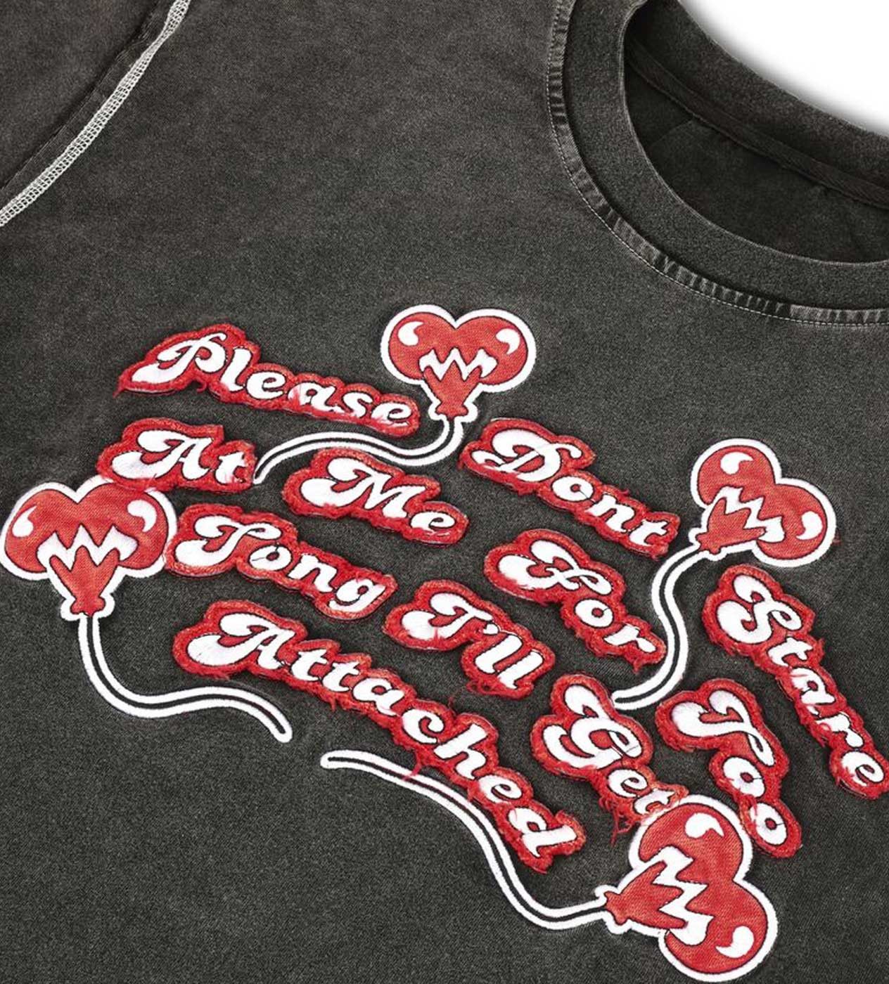 Other WNTD Don't Stare Tee Washed Black Size US XXL / EU 58 / 5 - 3 Thumbnail