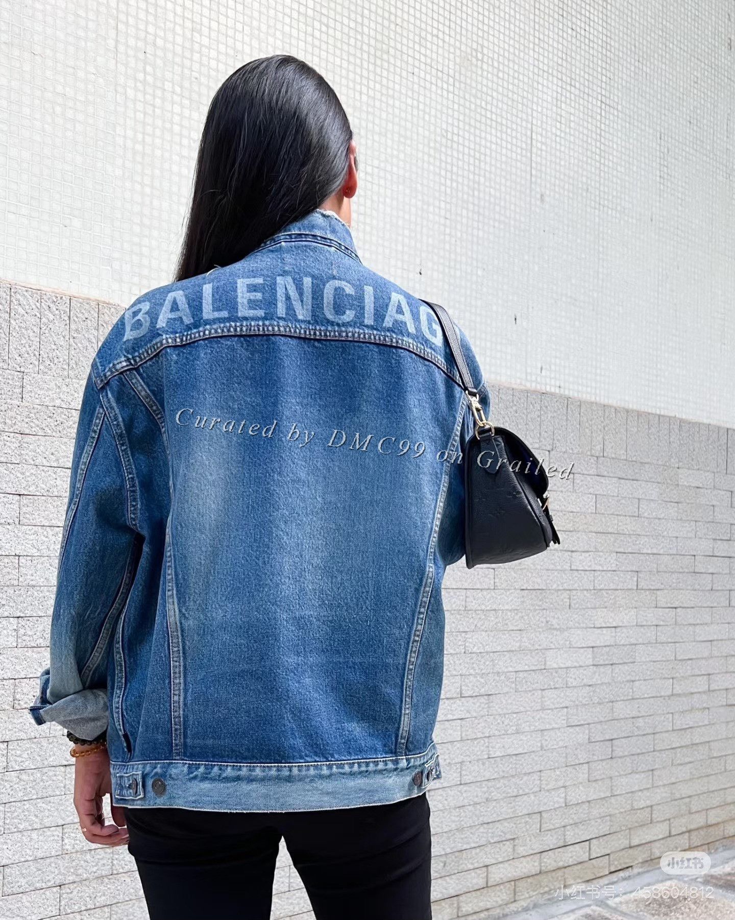 Balenciaga Balenciaga Distressed Logo Denim Jacket Size XXS / US 00 / IT 34 - 6 Thumbnail