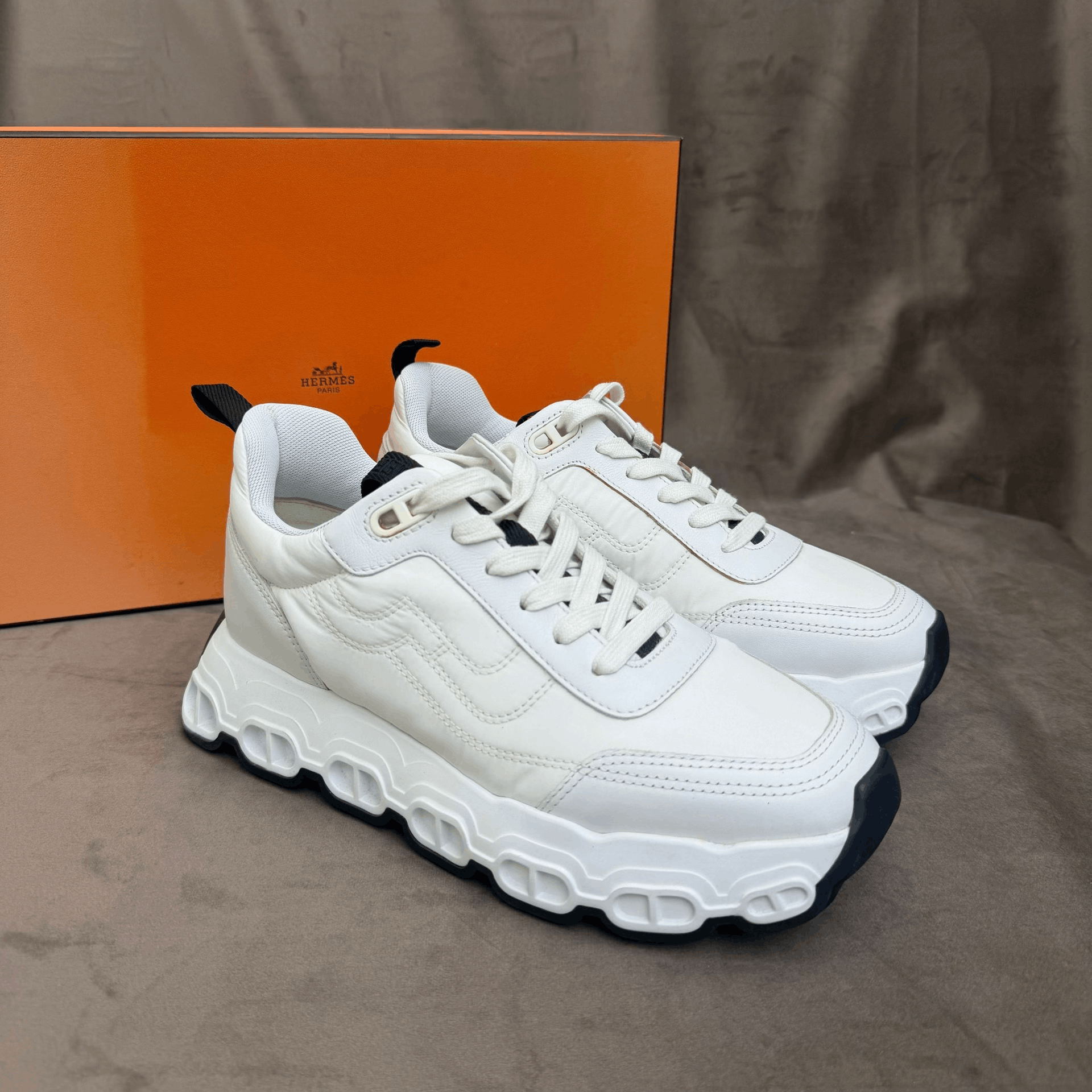 Hermes Hermes Chaine d'Ancre Impulse Platform Sneakers Size US 6 / IT 36 - 3 Thumbnail