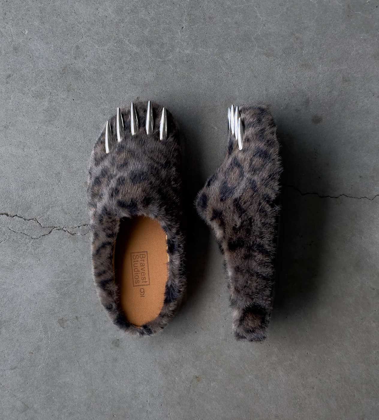 Bravest Studios Bear Claw Mule Dark Leopard Print Size US 7 / EU 40 - 2 Thumbnail