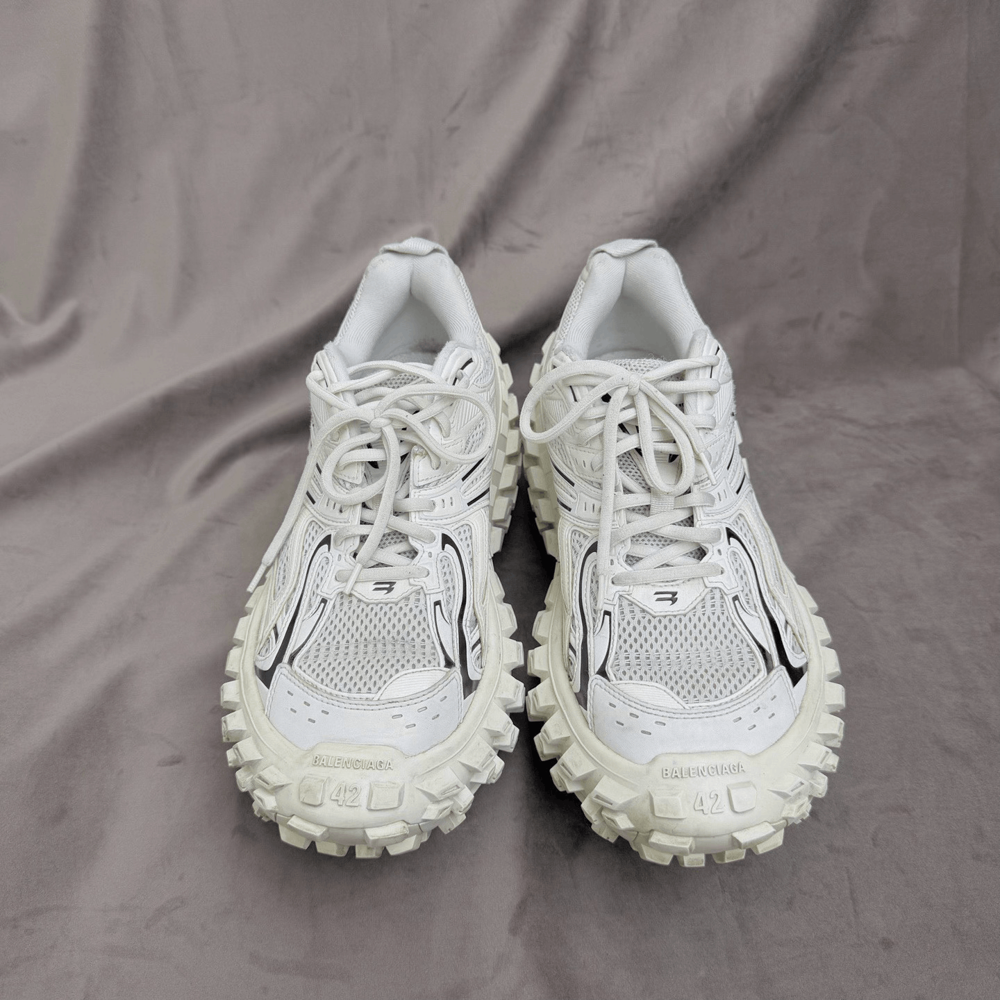 Balenciaga Balenciaga Defender Distressed Sneakers Size US 9 / EU 42 - 2 Thumbnail