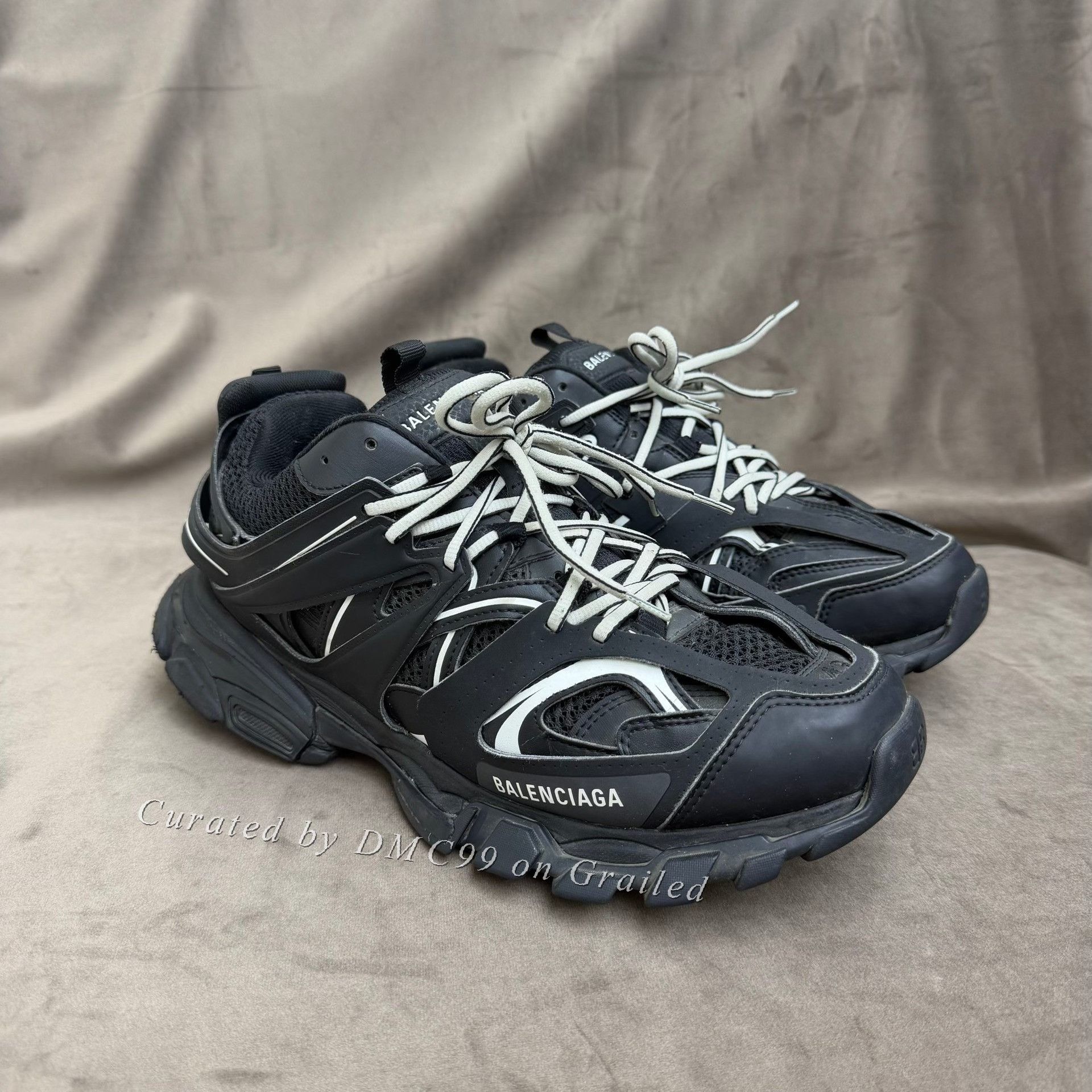 Balenciaga Balenciaga Track Black White Sneakers Size US 10 / EU 43 - 3 Thumbnail