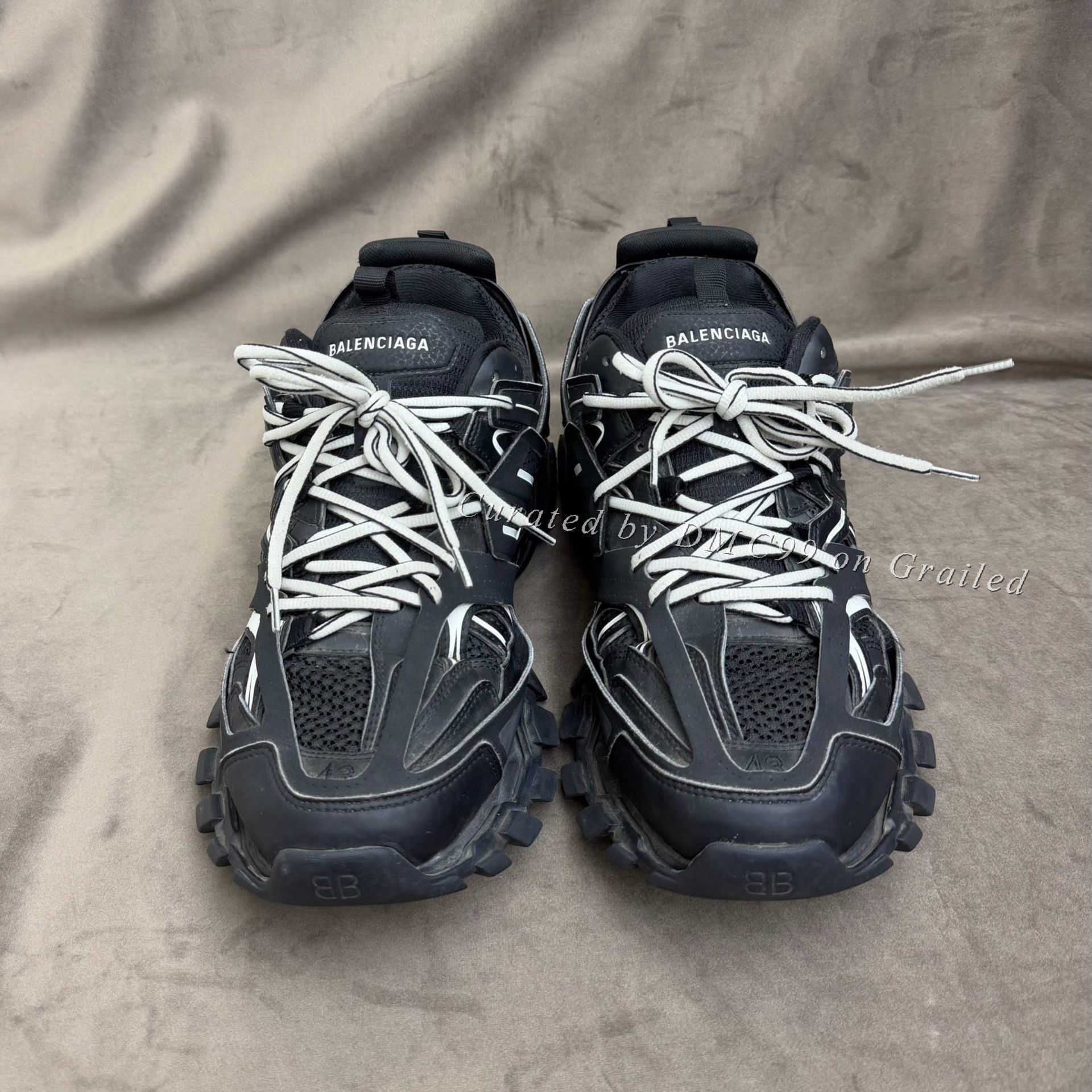 Balenciaga Balenciaga Track Black White Sneakers Size US 10 / EU 43 - 2 Thumbnail