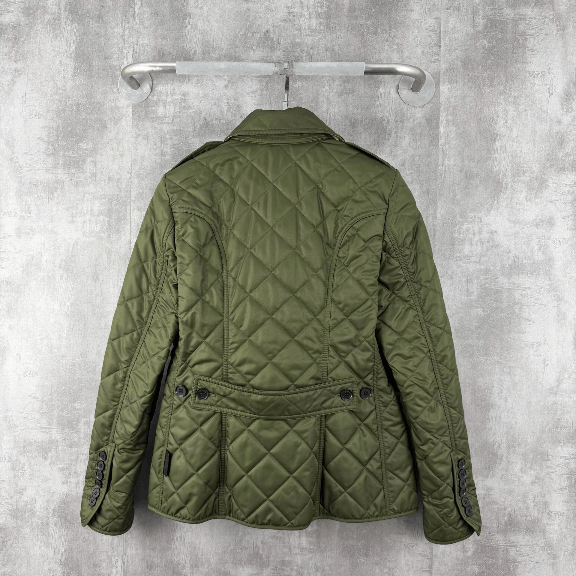 Burberry Burberry Military Green Quilted Jacket Size US S / EU 44-46 / 1 - 3 Thumbnail