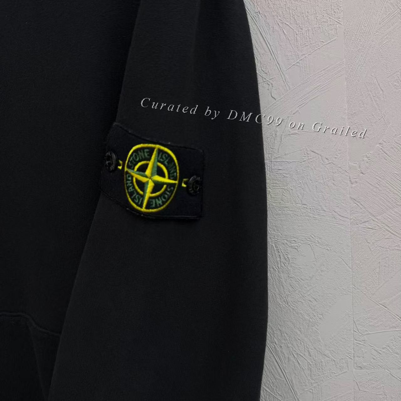 Stone Island Stone Island Henry Collar Logo Hoodie Size US XXL / EU 58 / 5 - 2 Thumbnail
