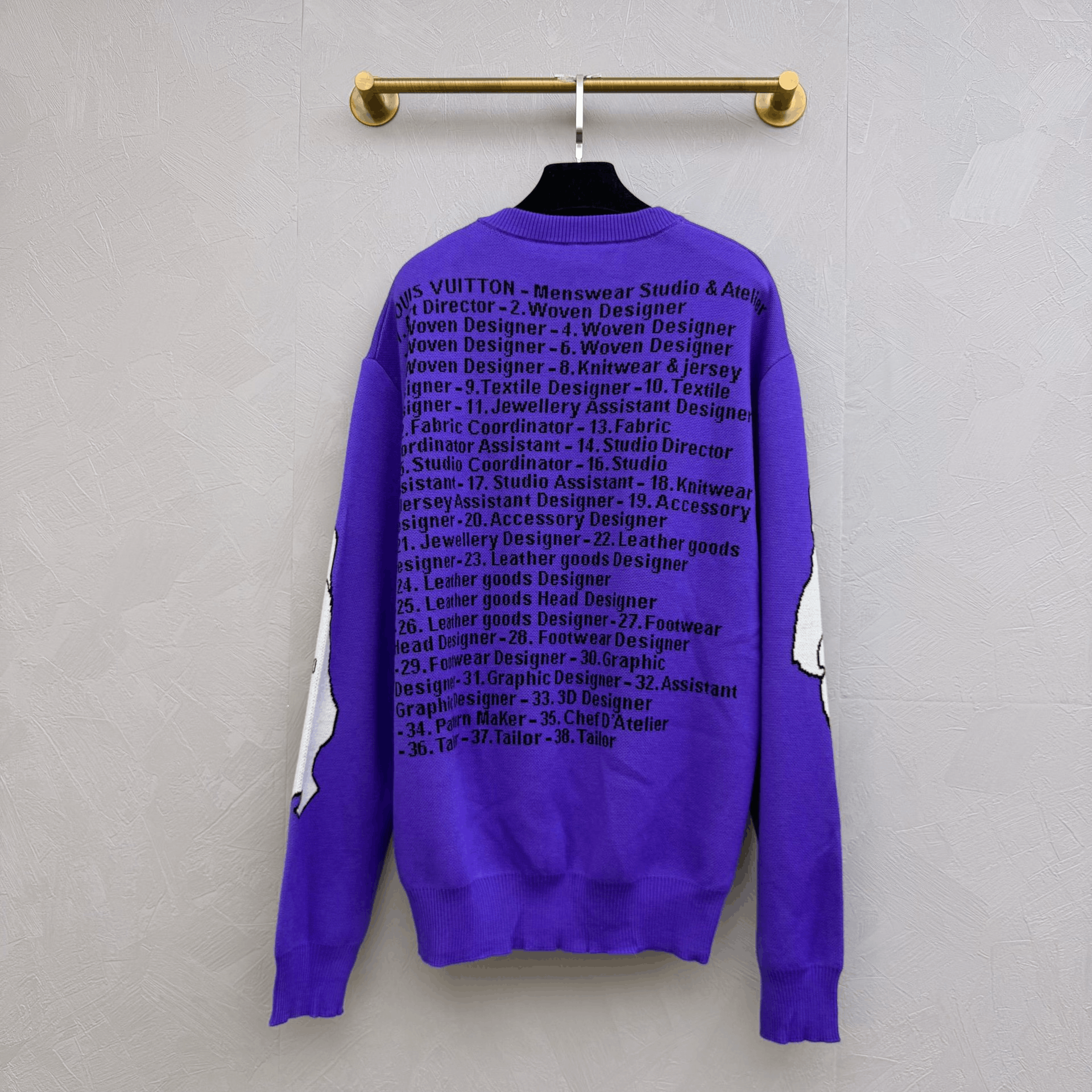 Louis Vuitton Louis Vuitton Portrait Logo Wool Sweater Size US XL / EU 56 / 4 - 3 Thumbnail