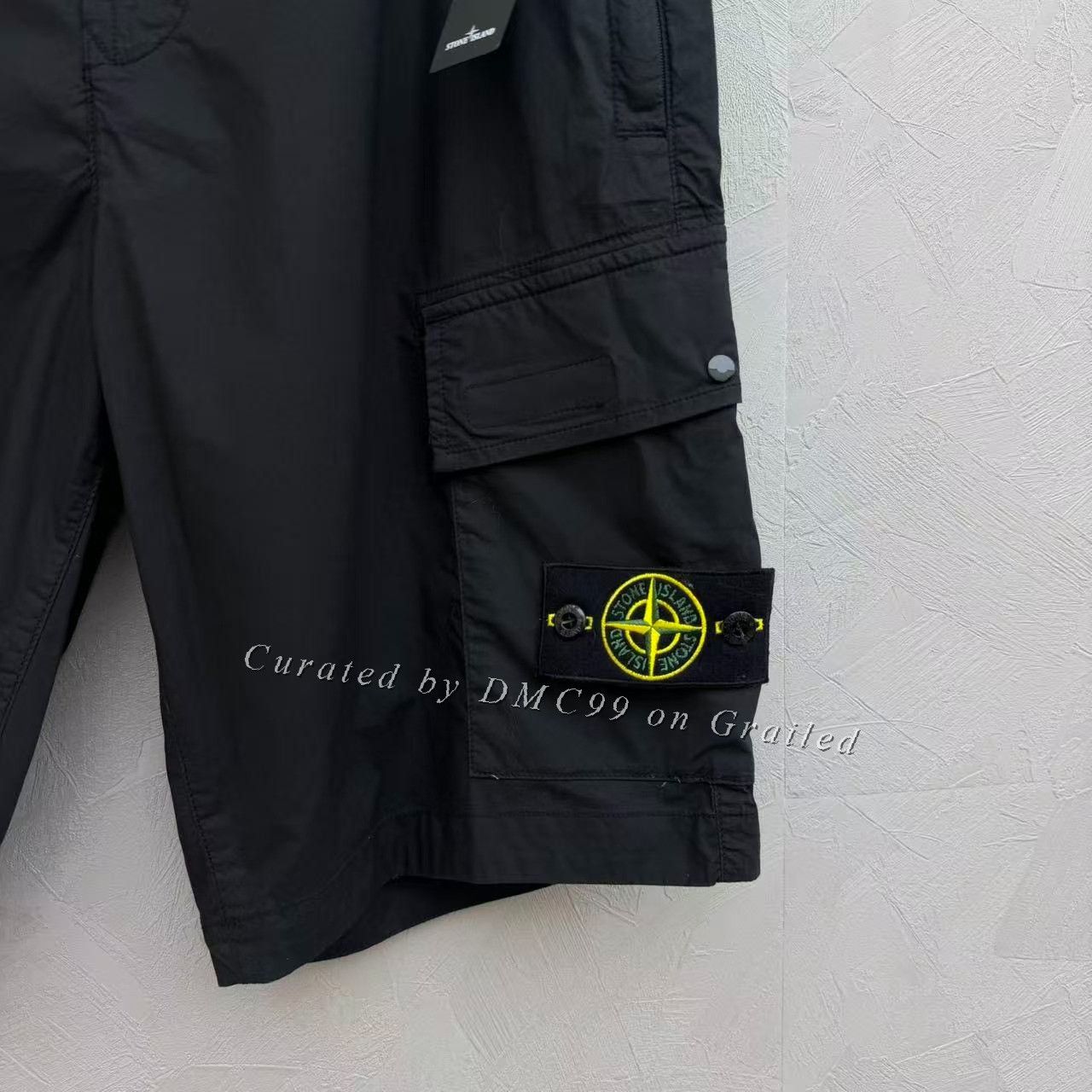 Stone Island Stone Island Classic Logo Cargo Shorts Size US 30 / EU 46 - 2 Thumbnail