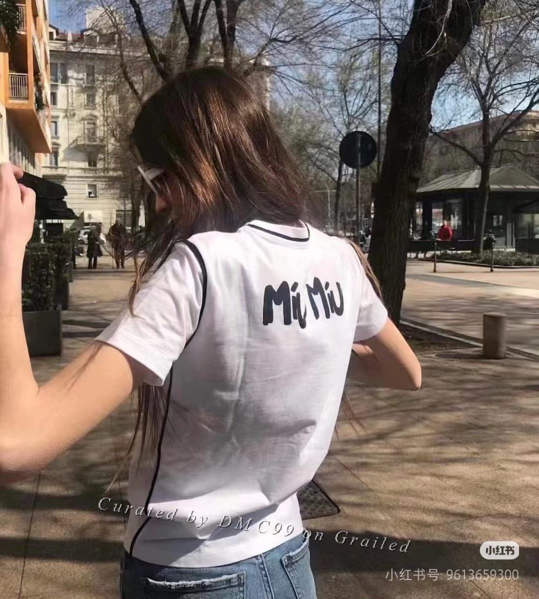 Miu Miu Miumiu Logo Pocket Short-Sleeve T-Shirt Size S / US 4 / IT 40 - 7 Thumbnail