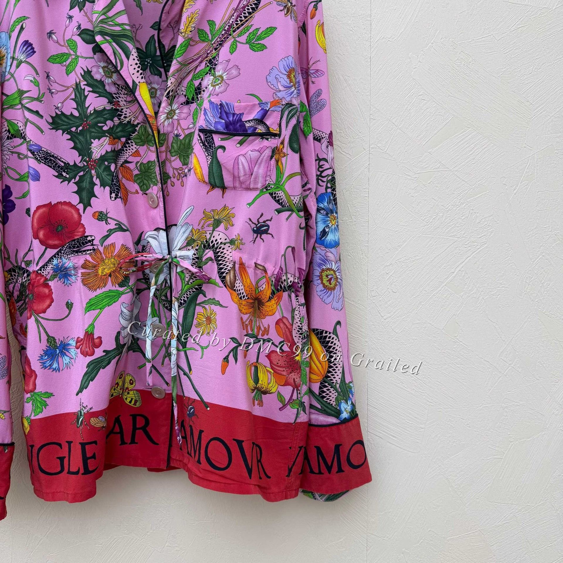 Gucci Gucci Vintage Silk Floral Shirt Coat Size S / US 4 / IT 40 - 2 Thumbnail