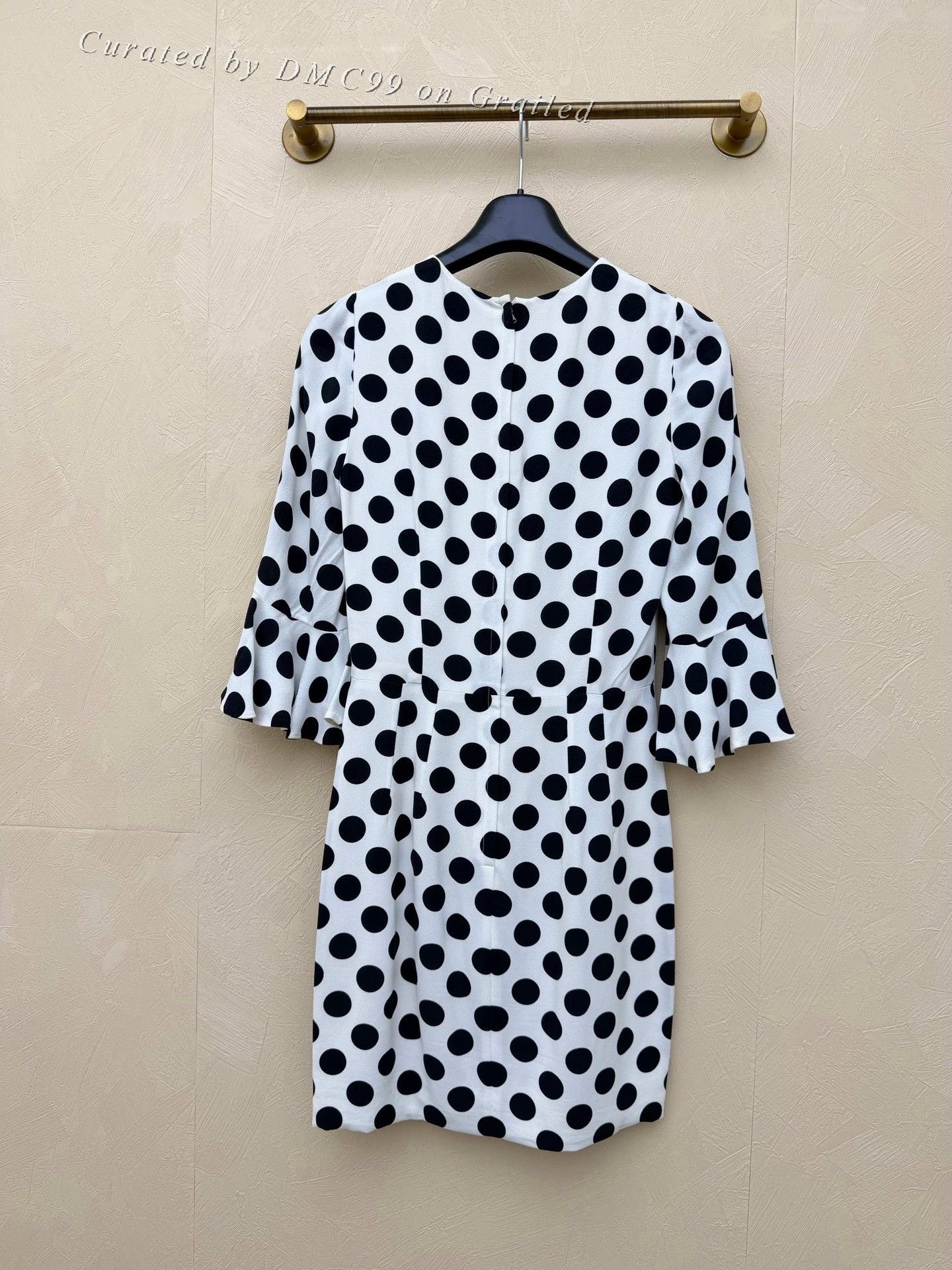 Dolce & Gabbana Dolce&Gabbana Polka Dot Ruffled Dress Size S / US 4 / IT 40 - 3 Thumbnail