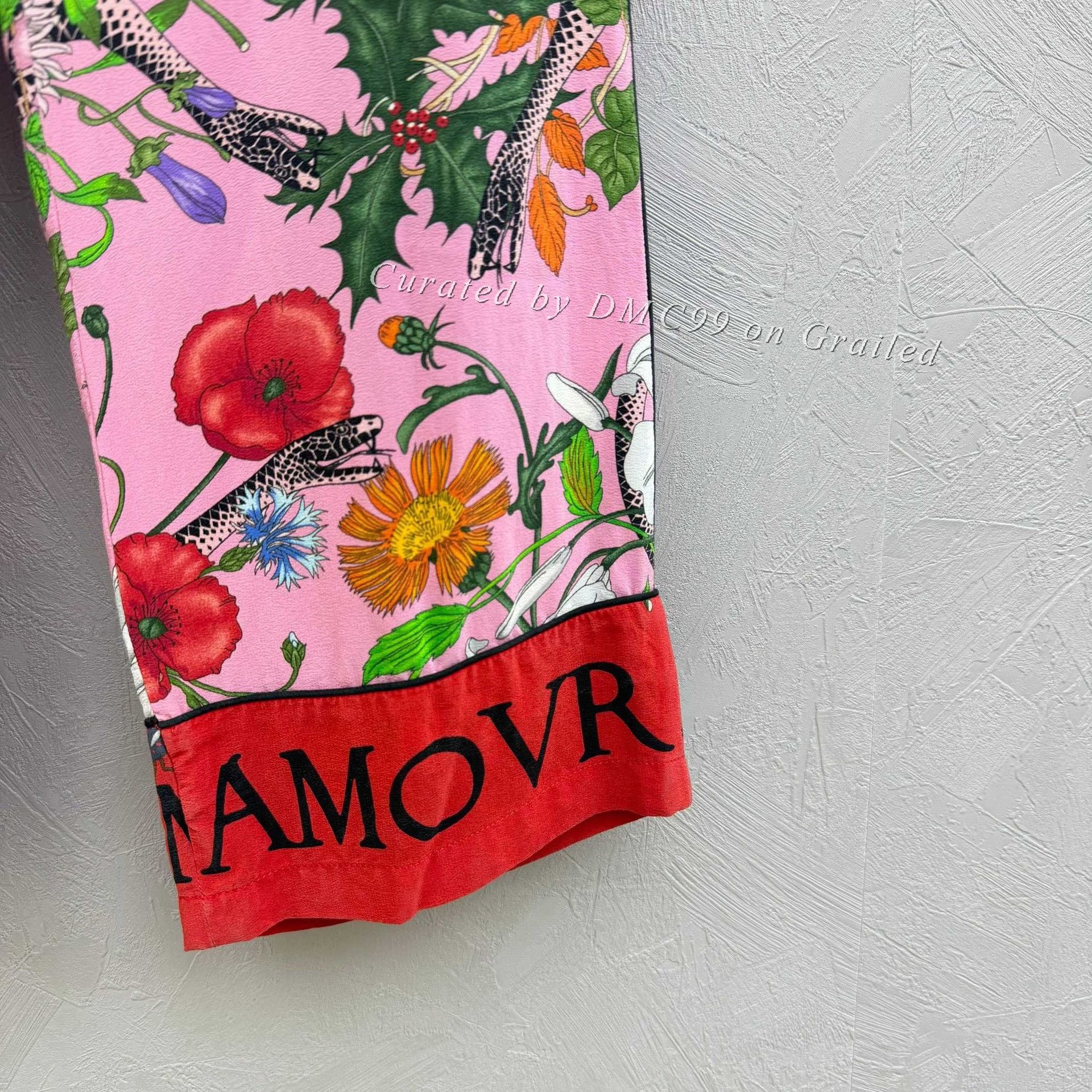 Gucci Gucci Floral Print Silk Casual Pants Size 40" / US 18 - 2 Thumbnail