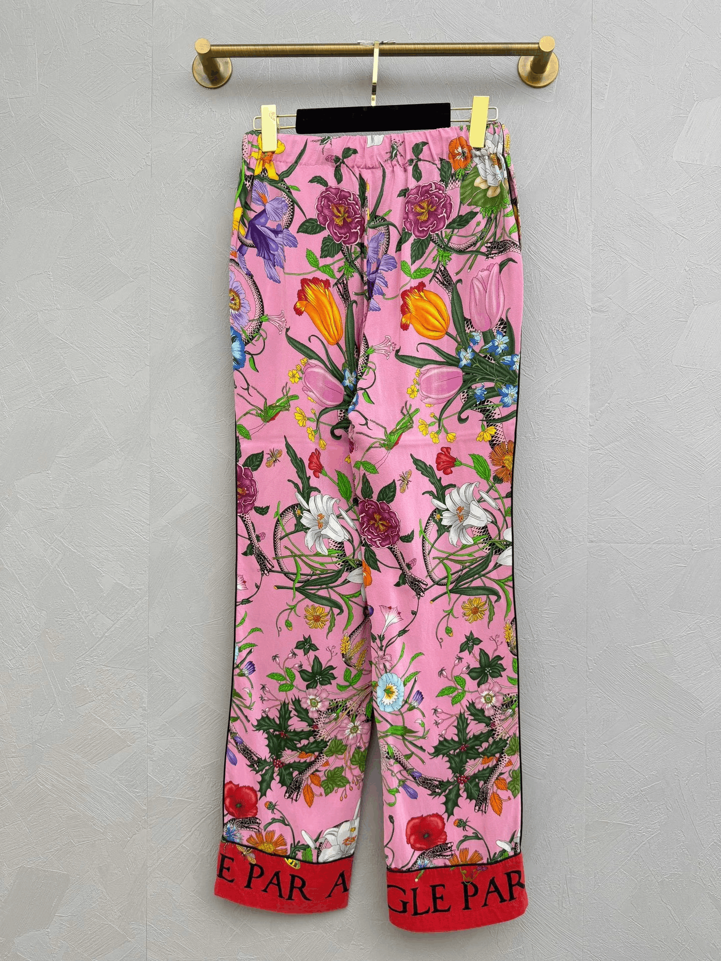 Gucci Gucci Floral Print Silk Casual Pants Size 40" / US 18 - 3 Thumbnail