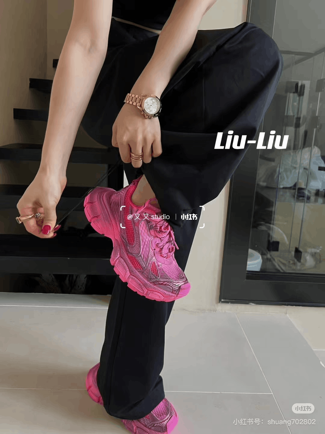 Balenciaga Balenciaga 3XL Distressed Pink Dad Sneakers Size US 7 / IT 37 - 6 Thumbnail
