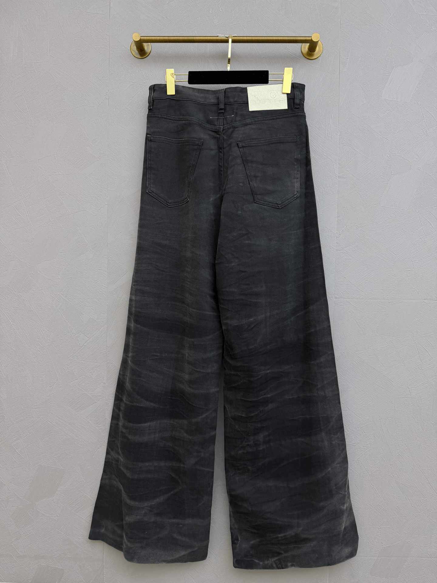 MM6 Maison Margiela MM6 Flared Wide-Leg Jeans Size 28" / US 6 / IT 42 - 3 Thumbnail