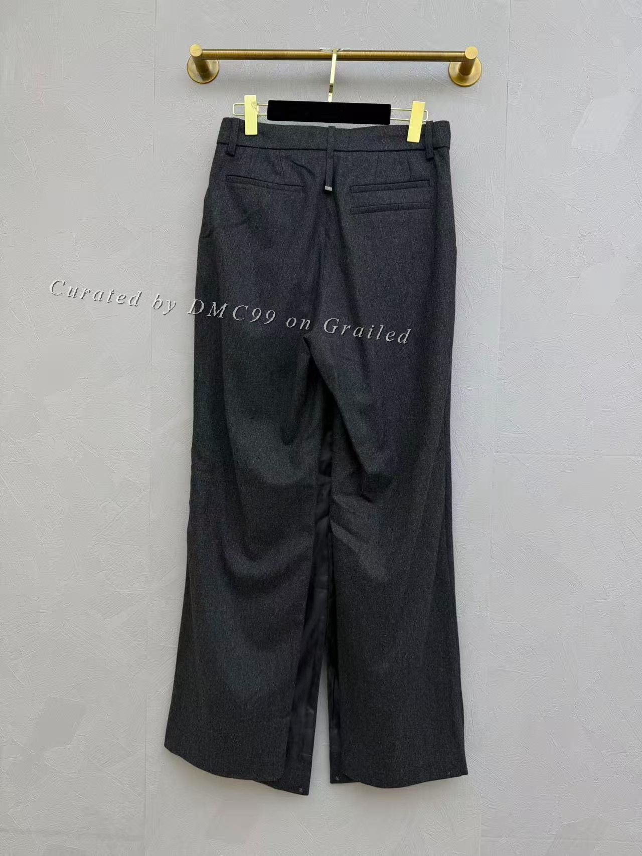 Ader Error Ader Two-Piece Gray Wool Casual Pants Size US 26 / EU 42 - 3 Thumbnail