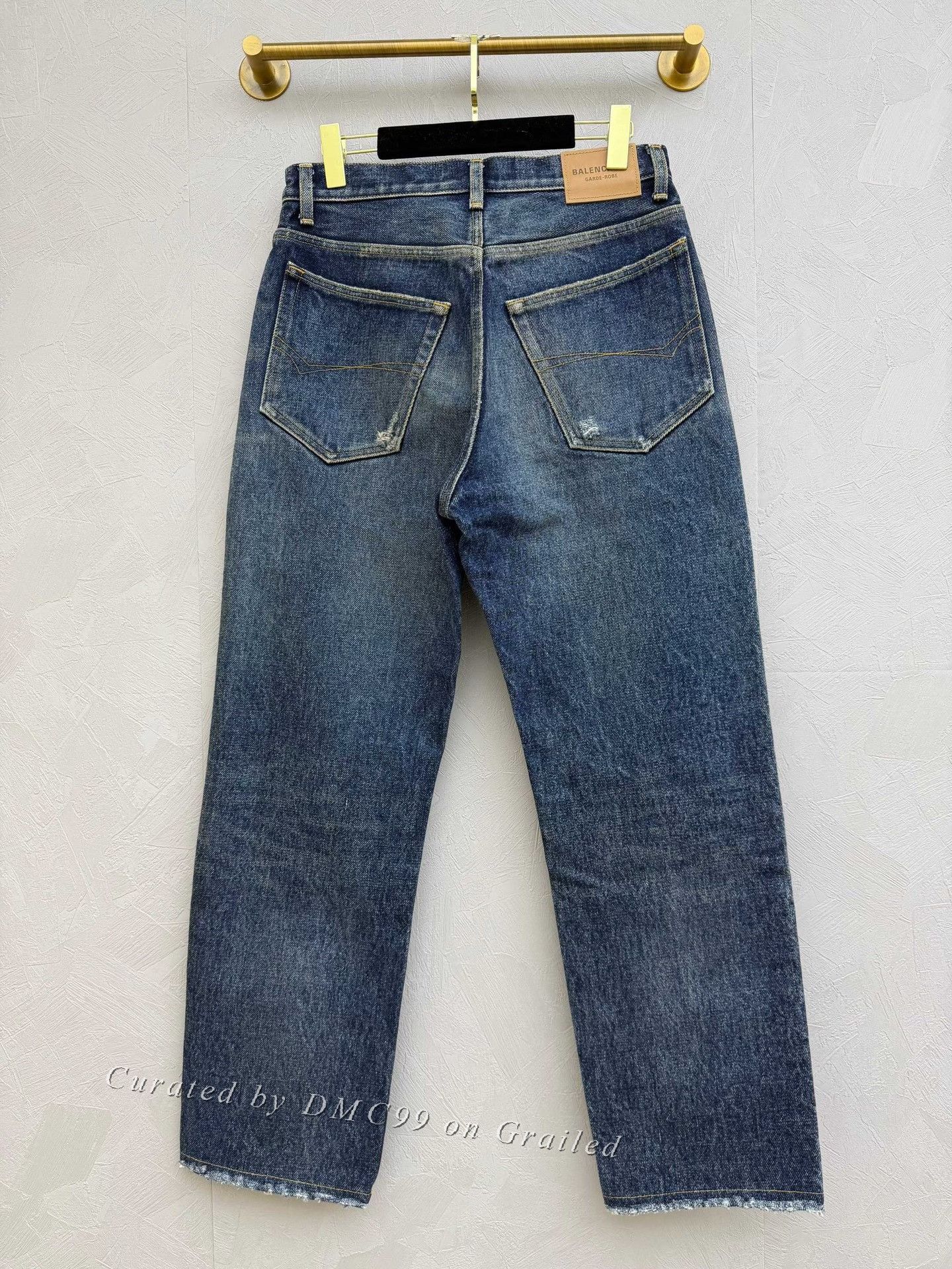 Balenciaga Balenciaga Garde-robe Straight-Leg Jeans Size US 30 / EU 46 - 2 Thumbnail