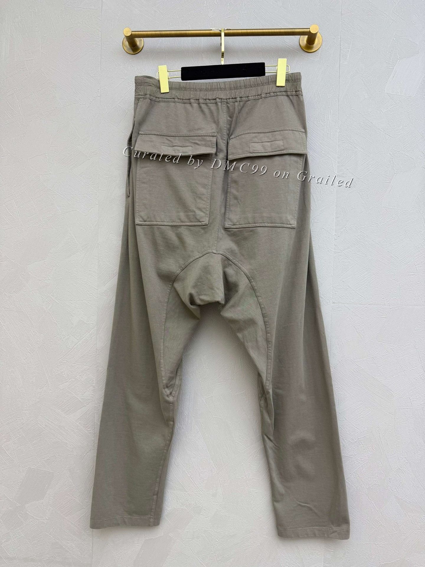 Rick Owens Rick Owens Taupe Drawstring Casual Pants Size US 26 / EU 42 - 2 Thumbnail