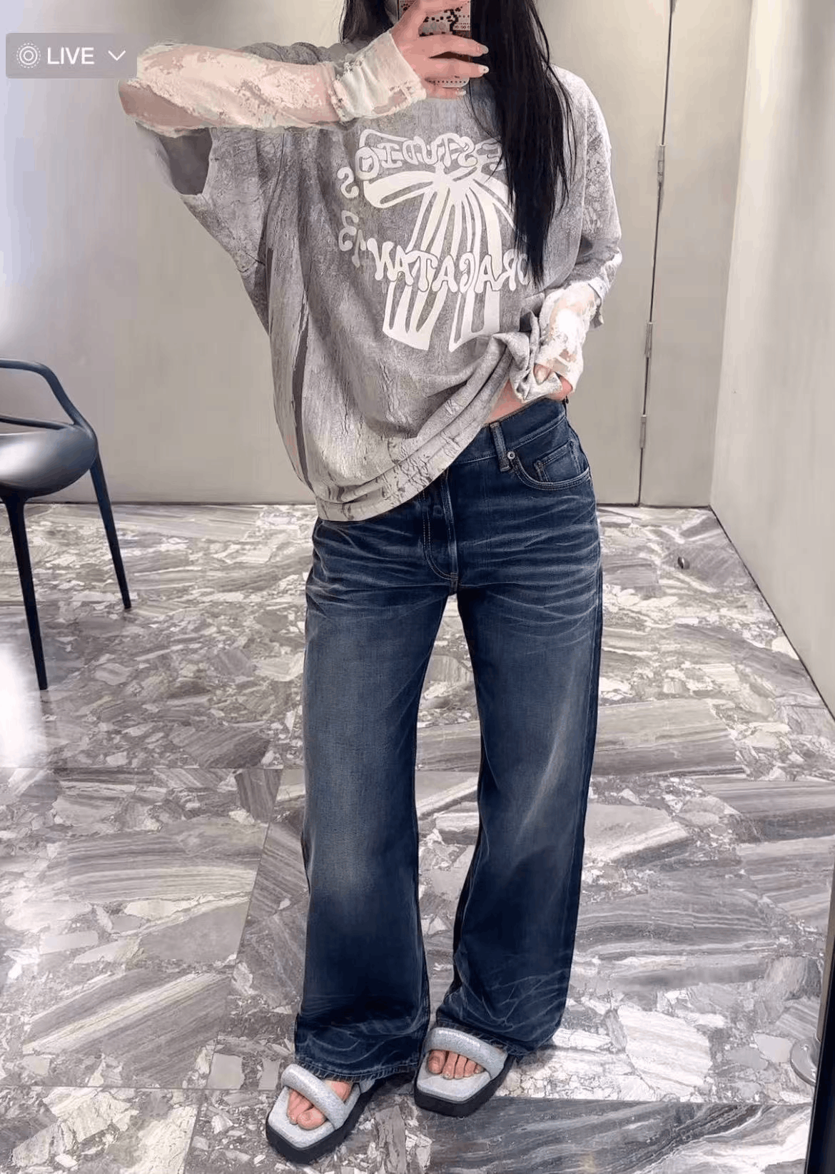 Acne Studios Acne Studios 2021F Washed Flared Jeans Size 30" / US 8 / IT 44 - 4 Thumbnail