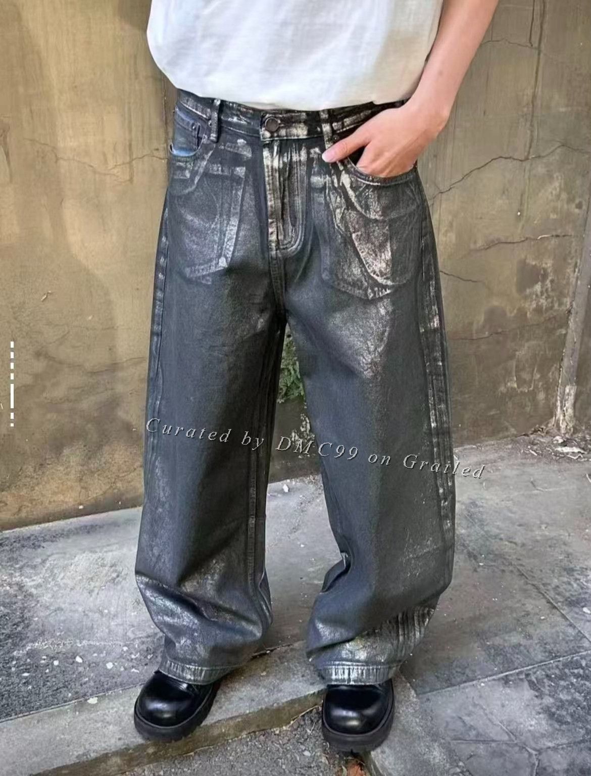 Acne Studios Acne Studios Distressed Wide-Leg Jeans Size US 28 / EU 44 - 4 Thumbnail