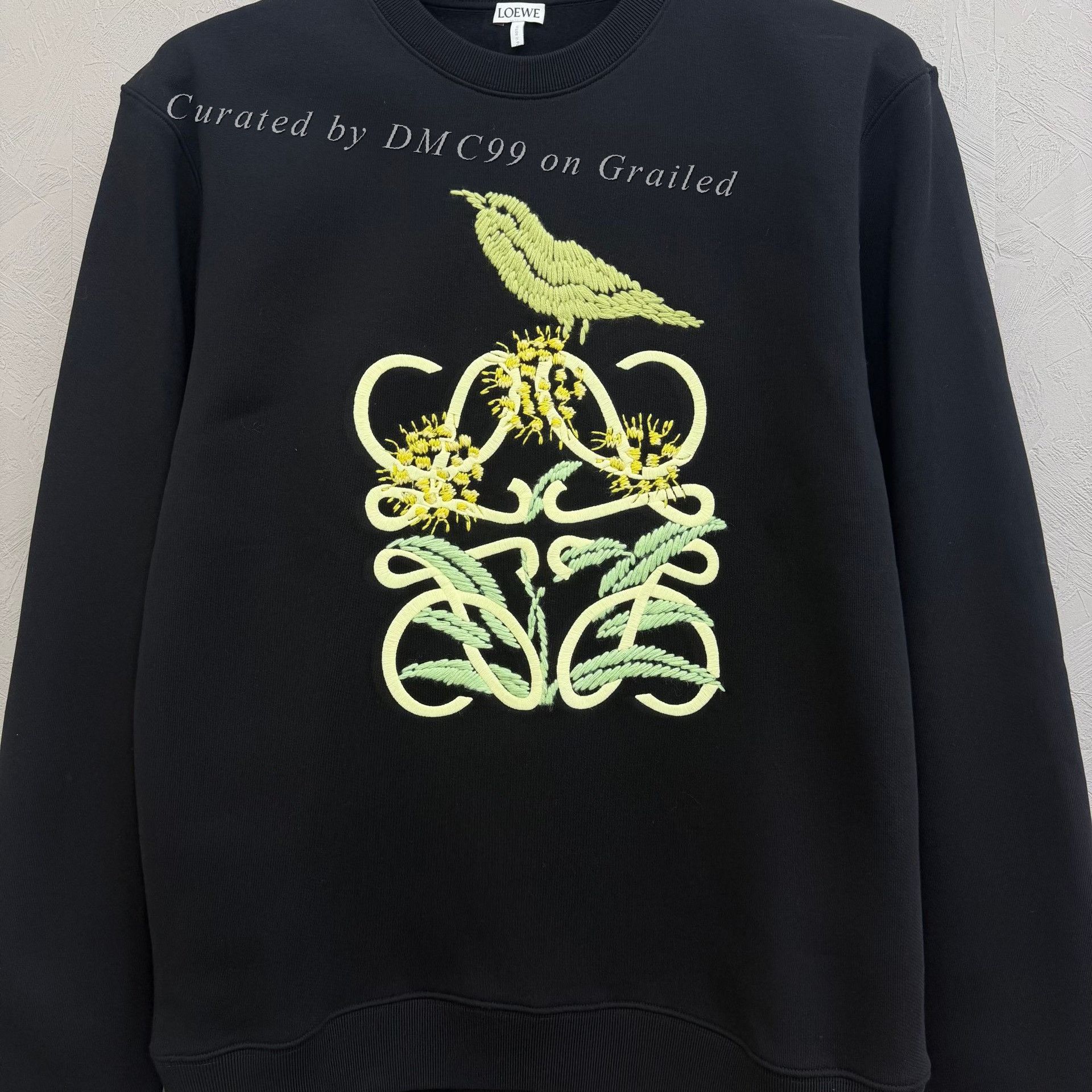 Loewe Loewe Embroidered Bird Logo Sweatshirt Size US M / EU 48-50 / 2 - 2 Thumbnail