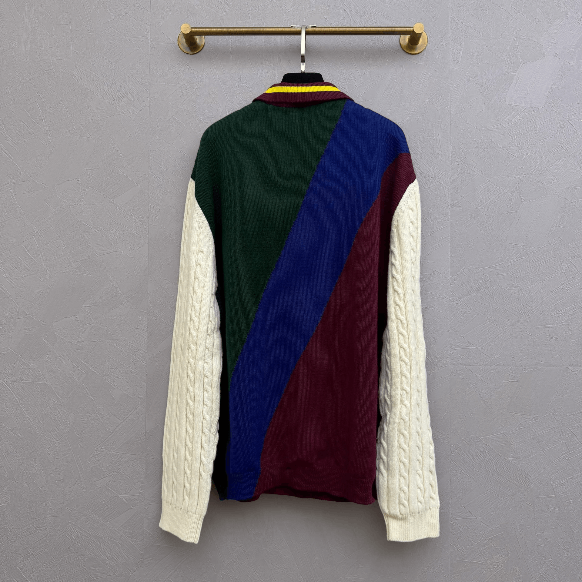 Loewe Loewe Polo Collar Wool Knit Sweater Size US XXL / EU 58 / 5 - 3 Thumbnail